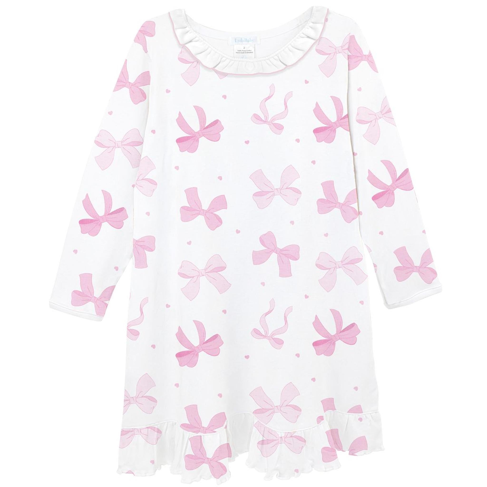 Lovely Bow Pima Nightgown