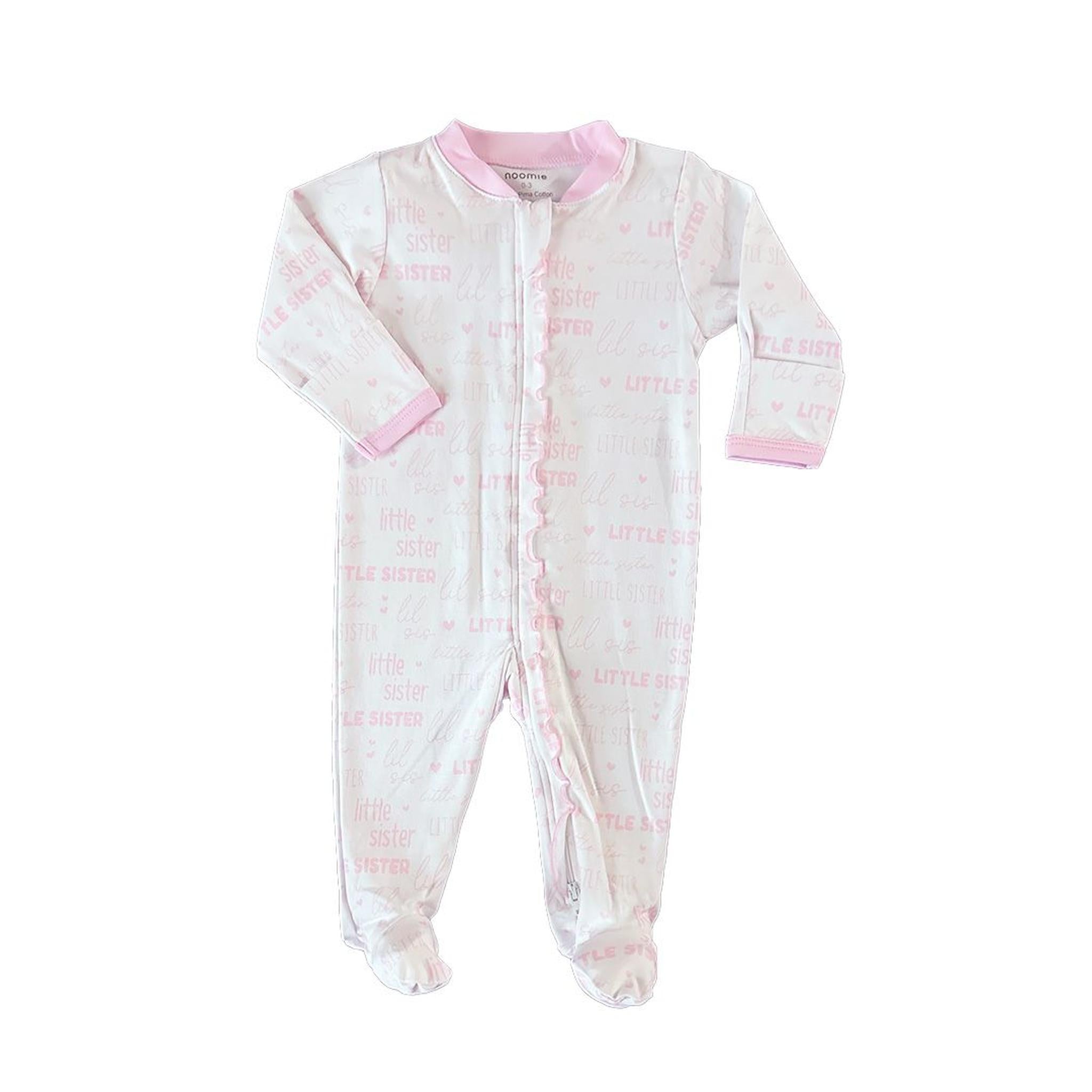 Zipper Footie Little Sister
