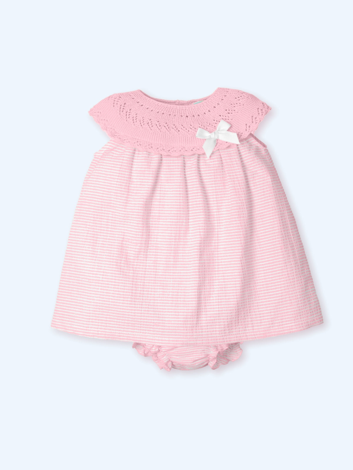 Vestido Culotte Seersucker