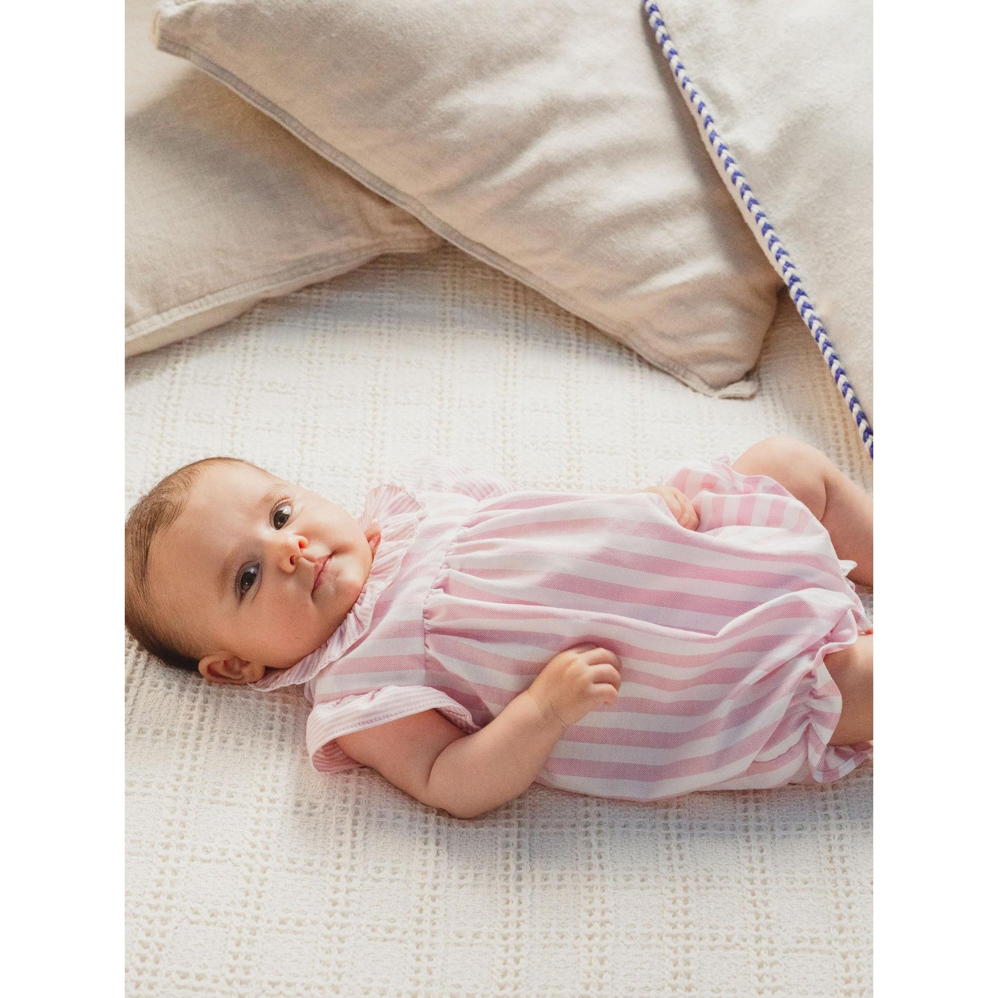 Shortie striped Oxford fabric