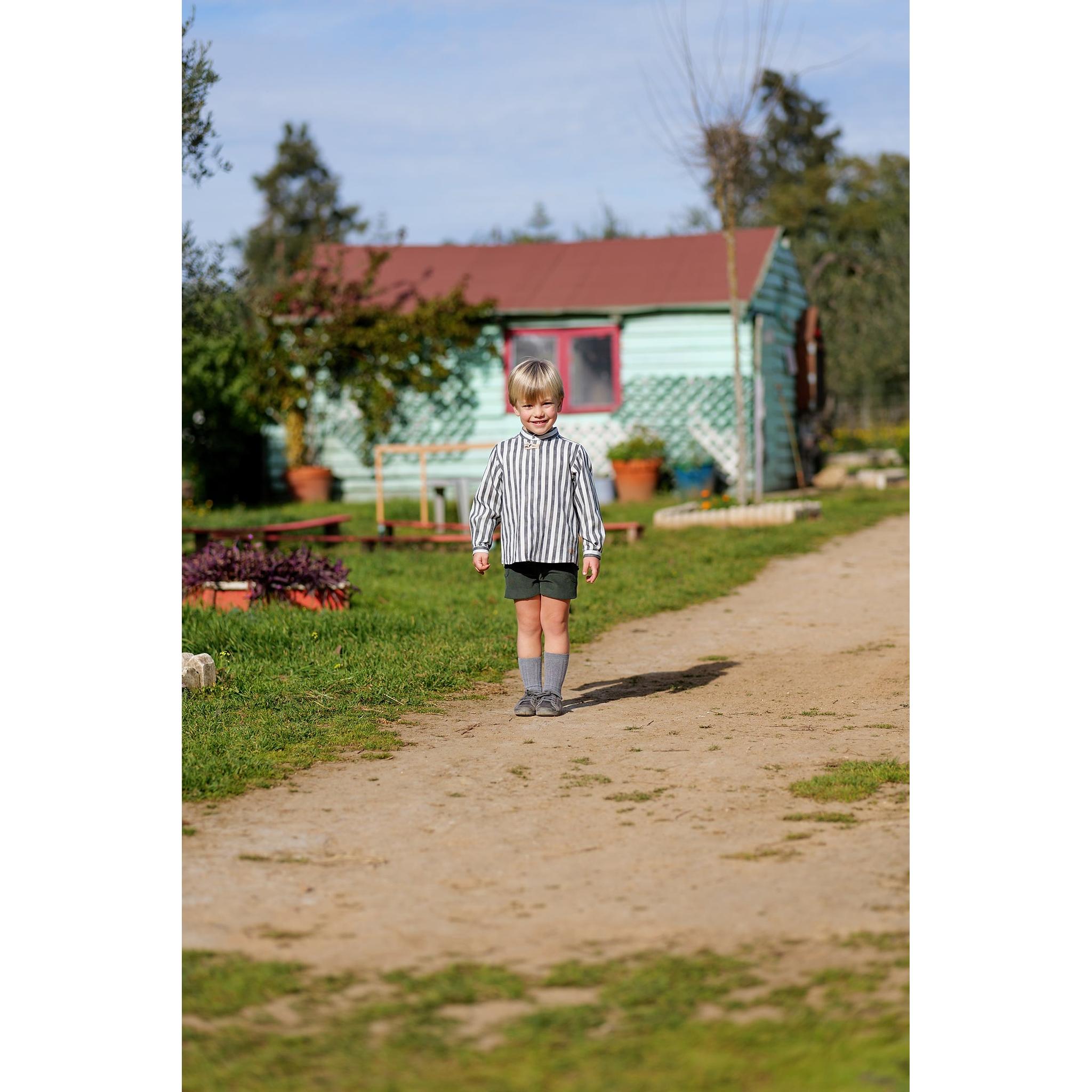 Camisa Rayas y Short Micropana
