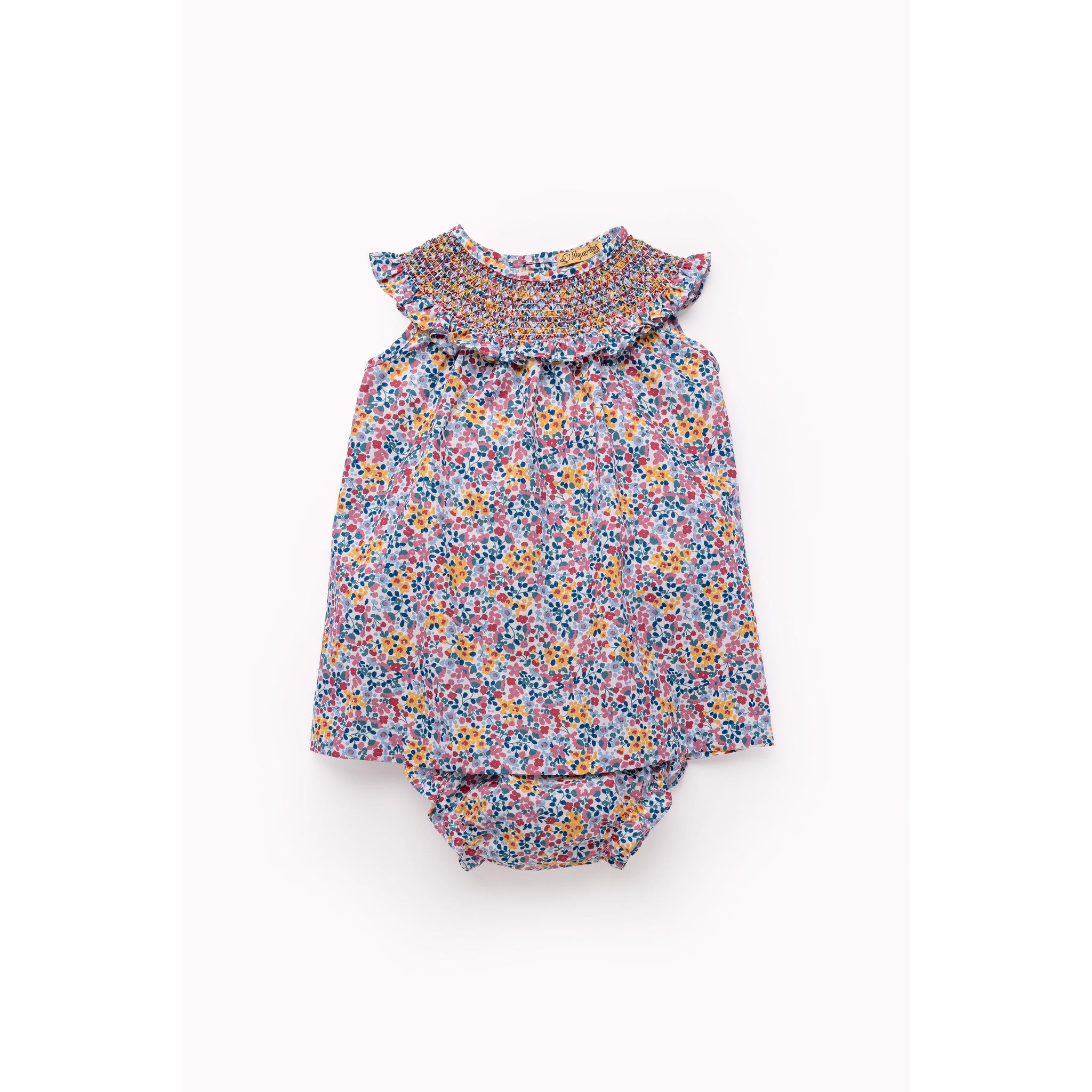 Alma Smocked Bloomer Dress