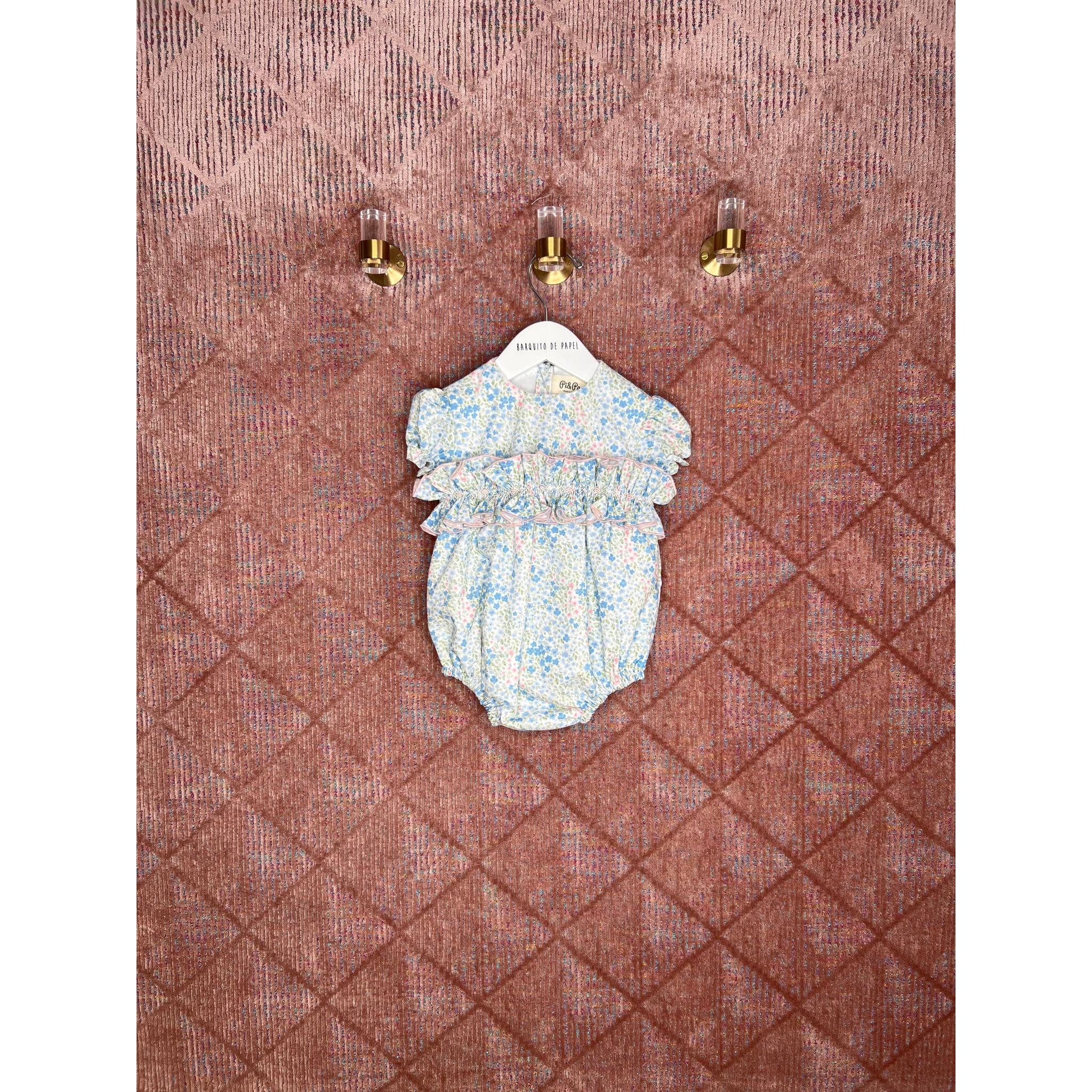 Bluebell Hand Smocked Romper