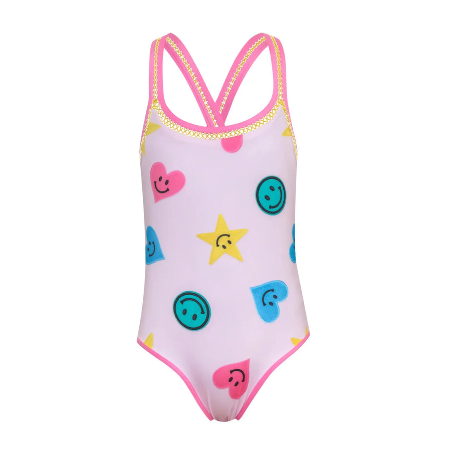 Crossed - Happy Day Pink One Piece