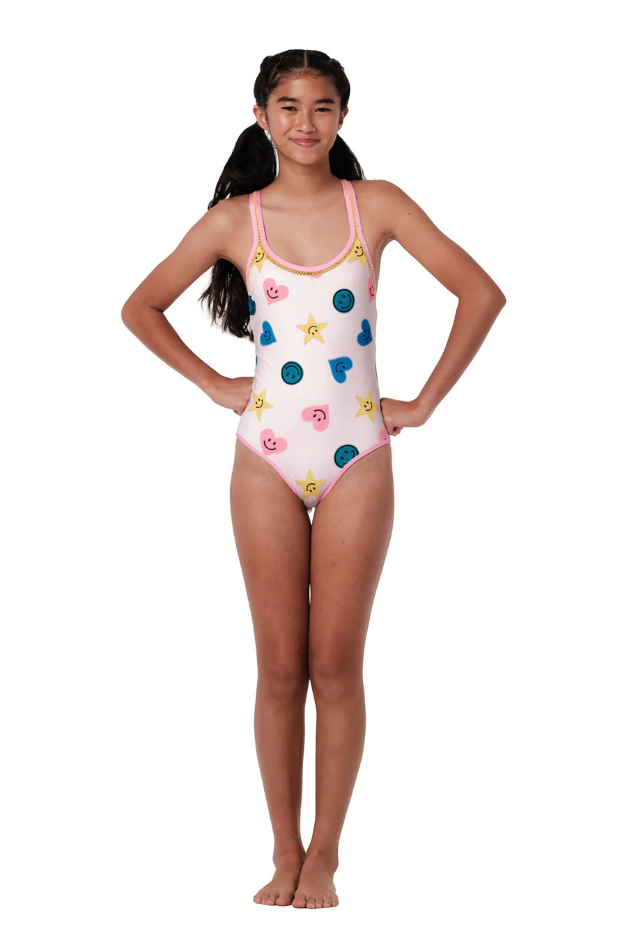 Crossed - Happy Day Pink One Piece