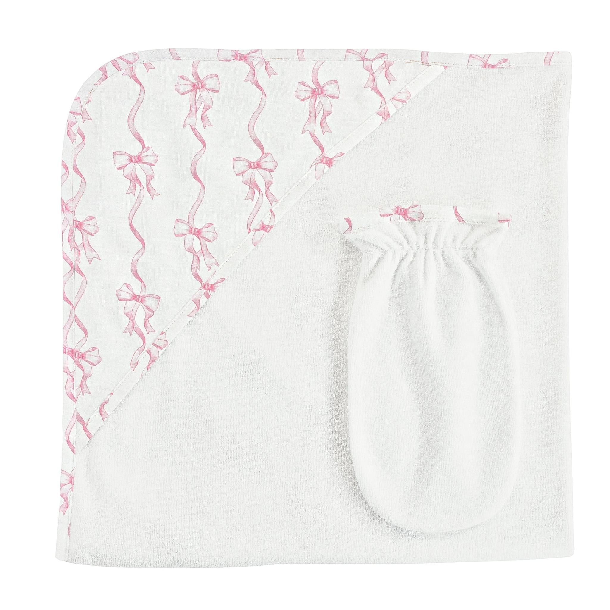 Coquette Bows Hooded Towel