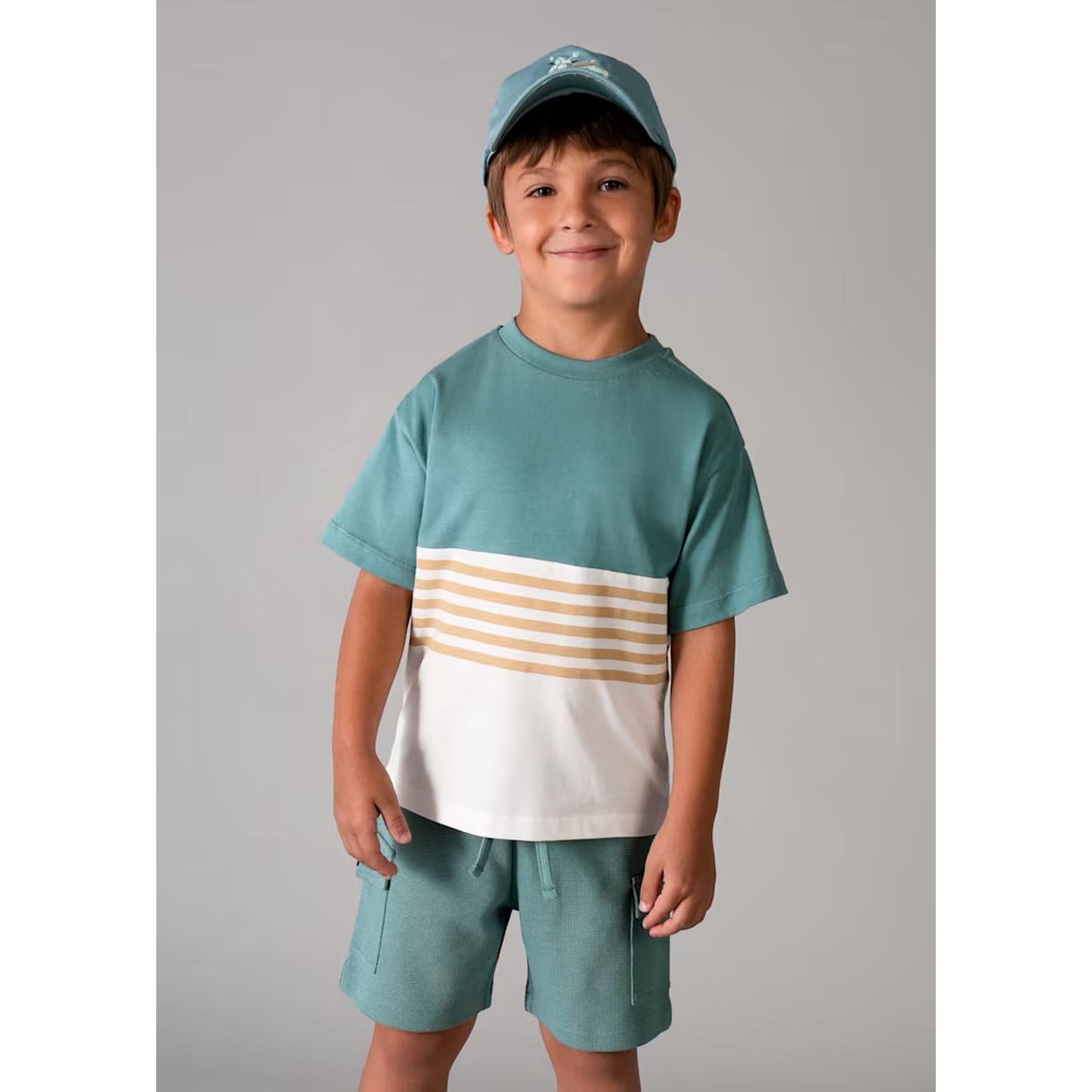 Green Knit Short Set