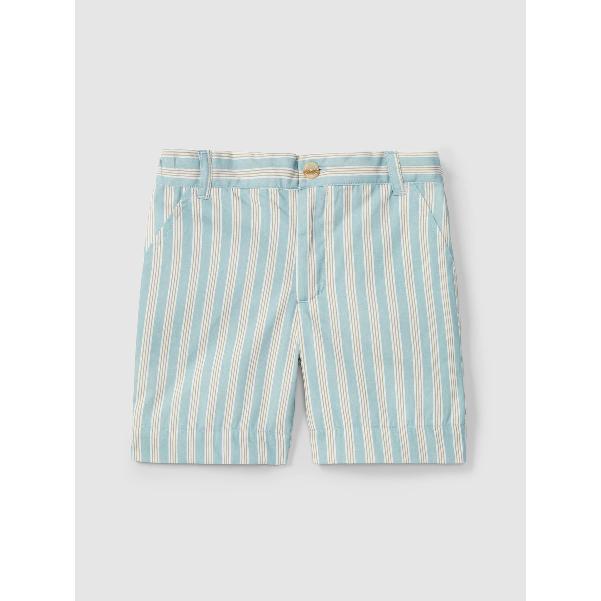Green Stripes Short Set