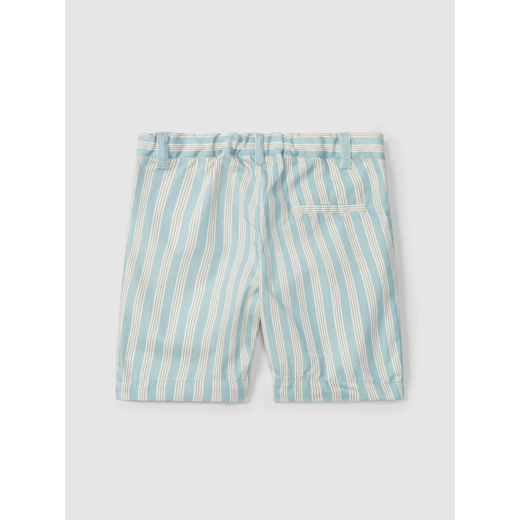 Green Stripes Short Set