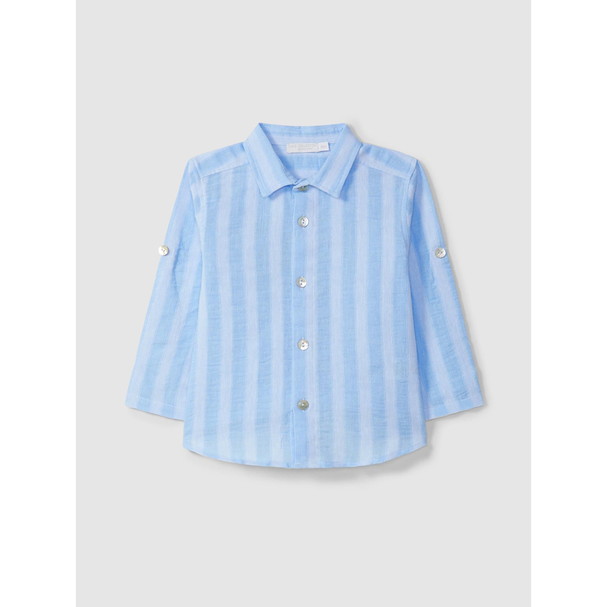 Linen shirt Short Set