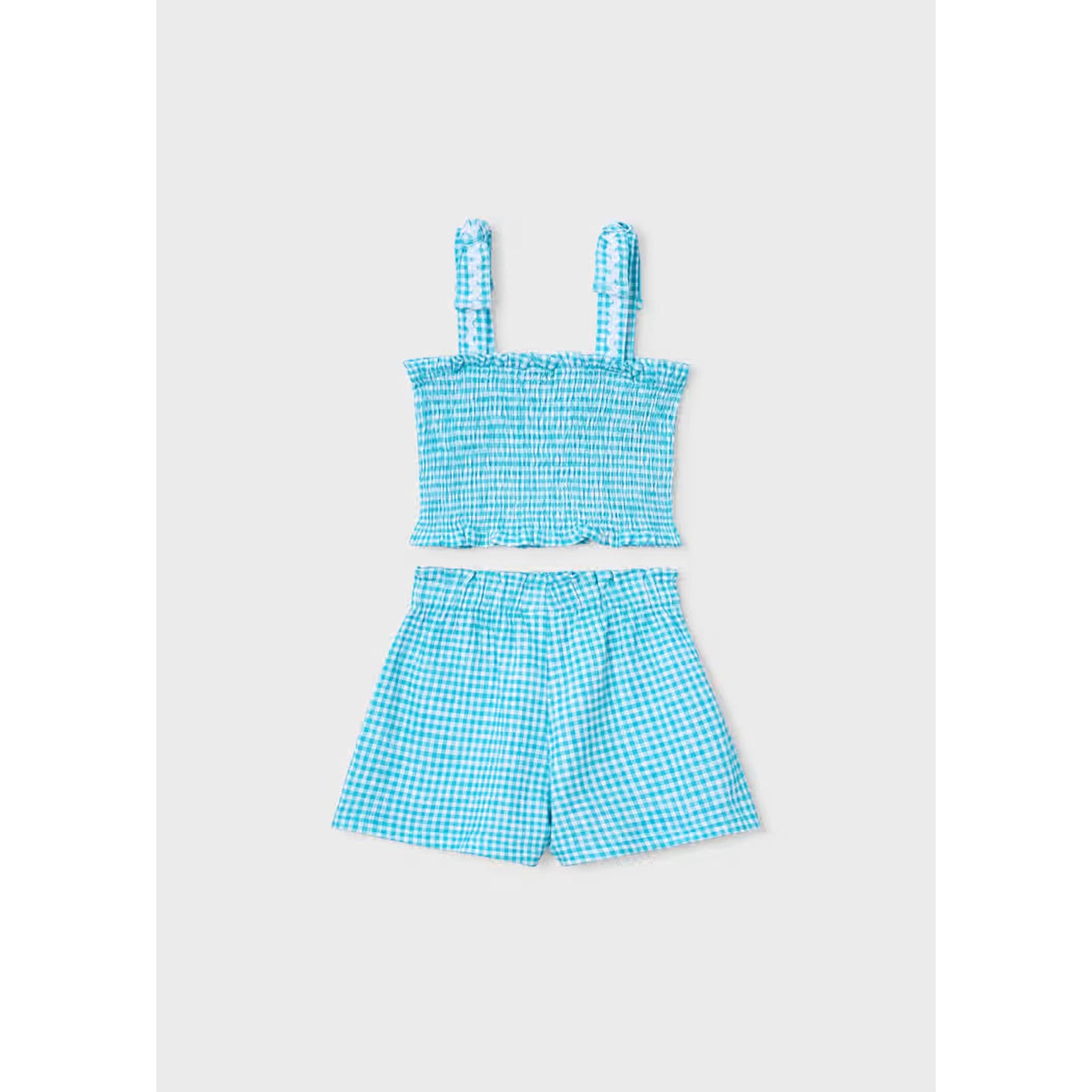 Girl Shorts and Smocked Top Set