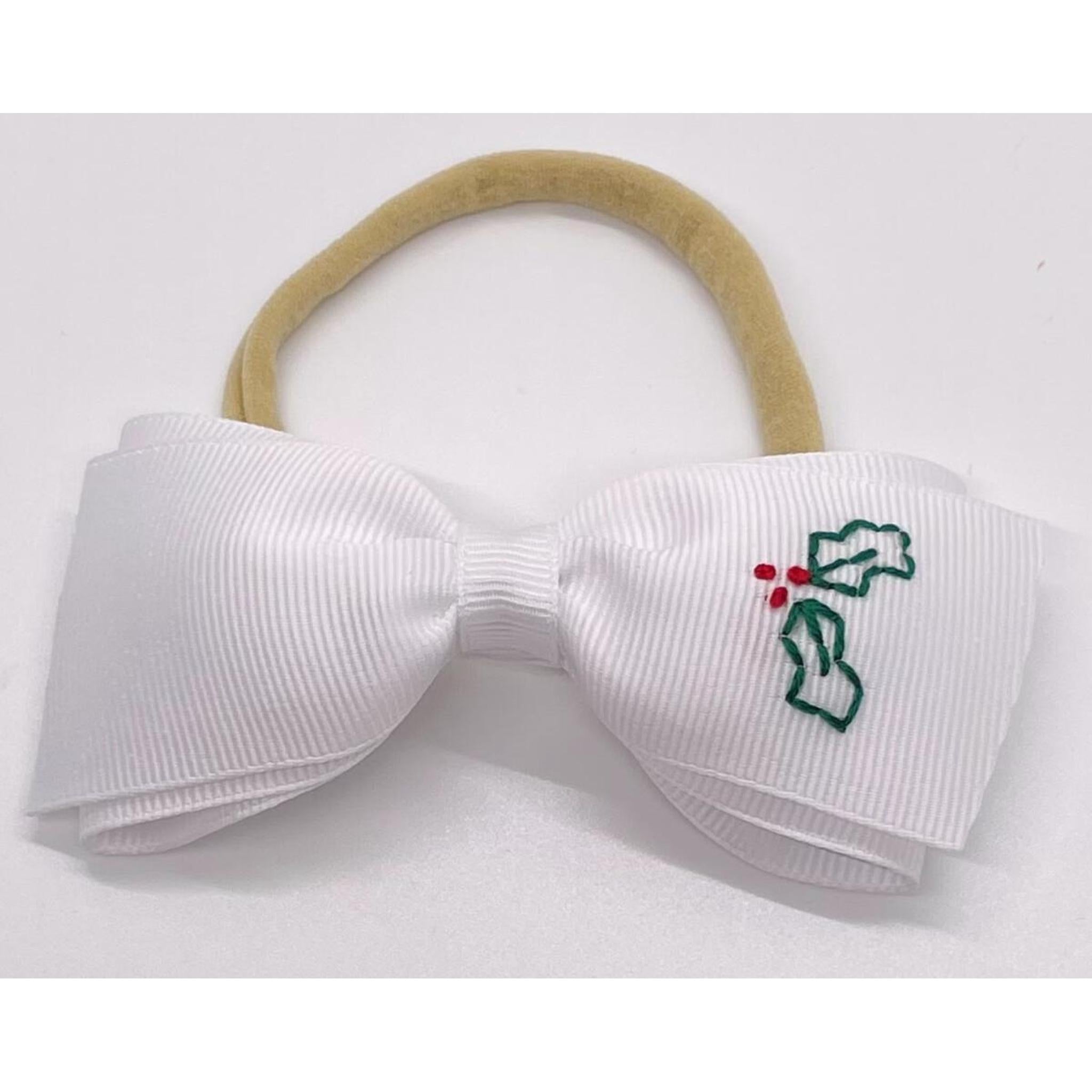 Holidays Bow - Clips or Headband