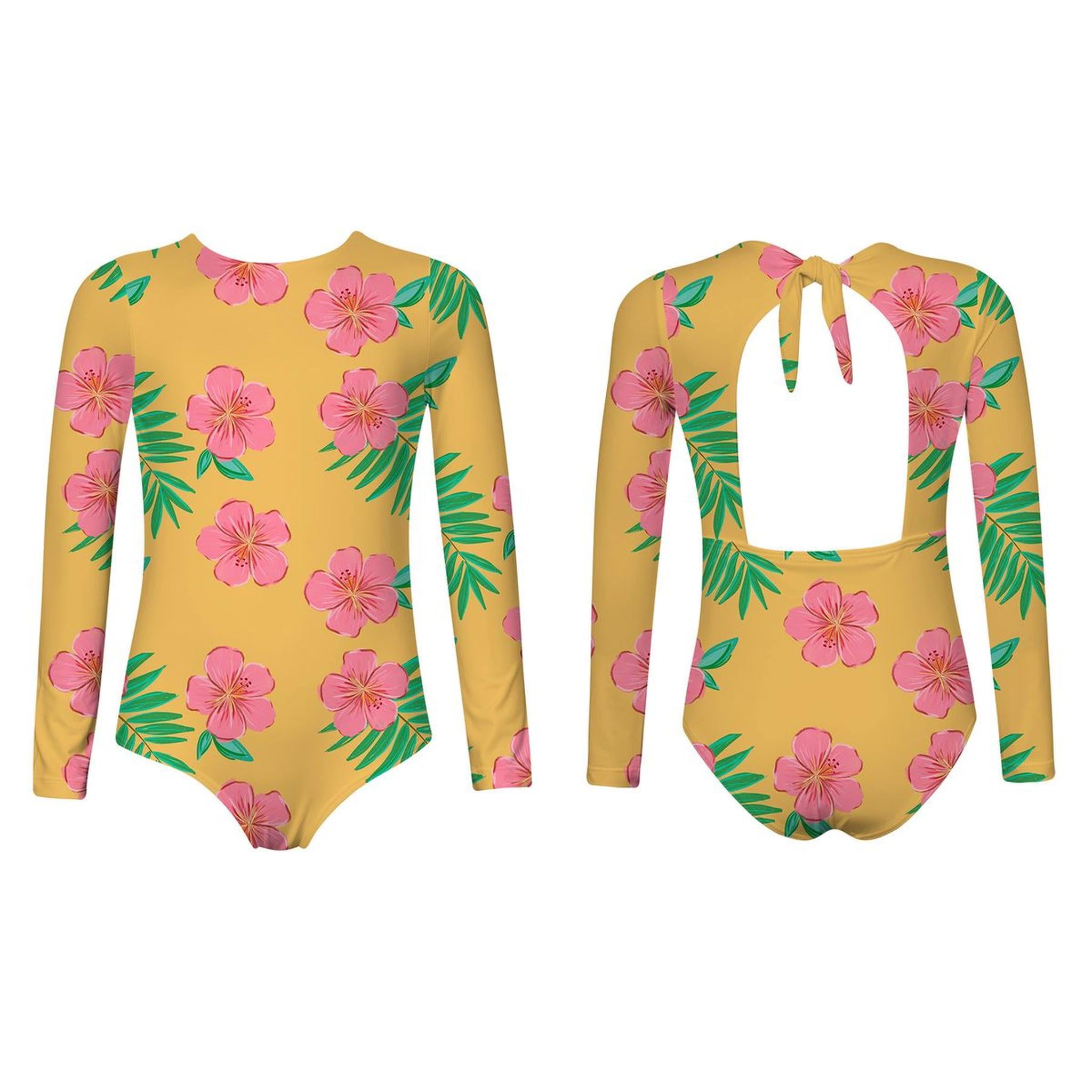 SUN LONGSLEEVE -  HIBISCUS AMARILLO