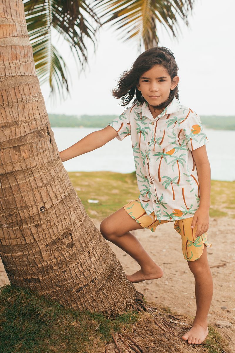 SWIMSHORTS - PALMERA AMARILLO