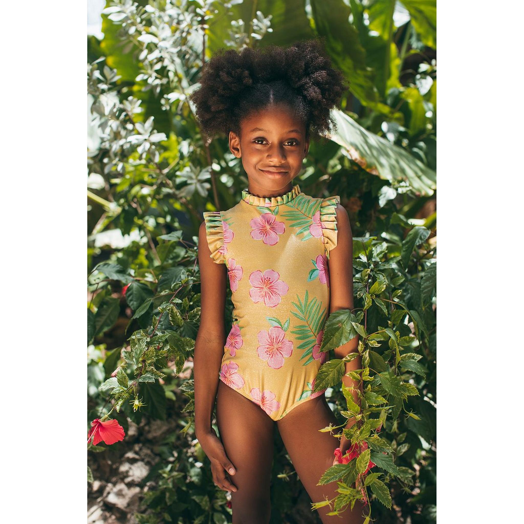 ALISSON ONE PIECE -  HIBISCUS AMARILLO - SHINE