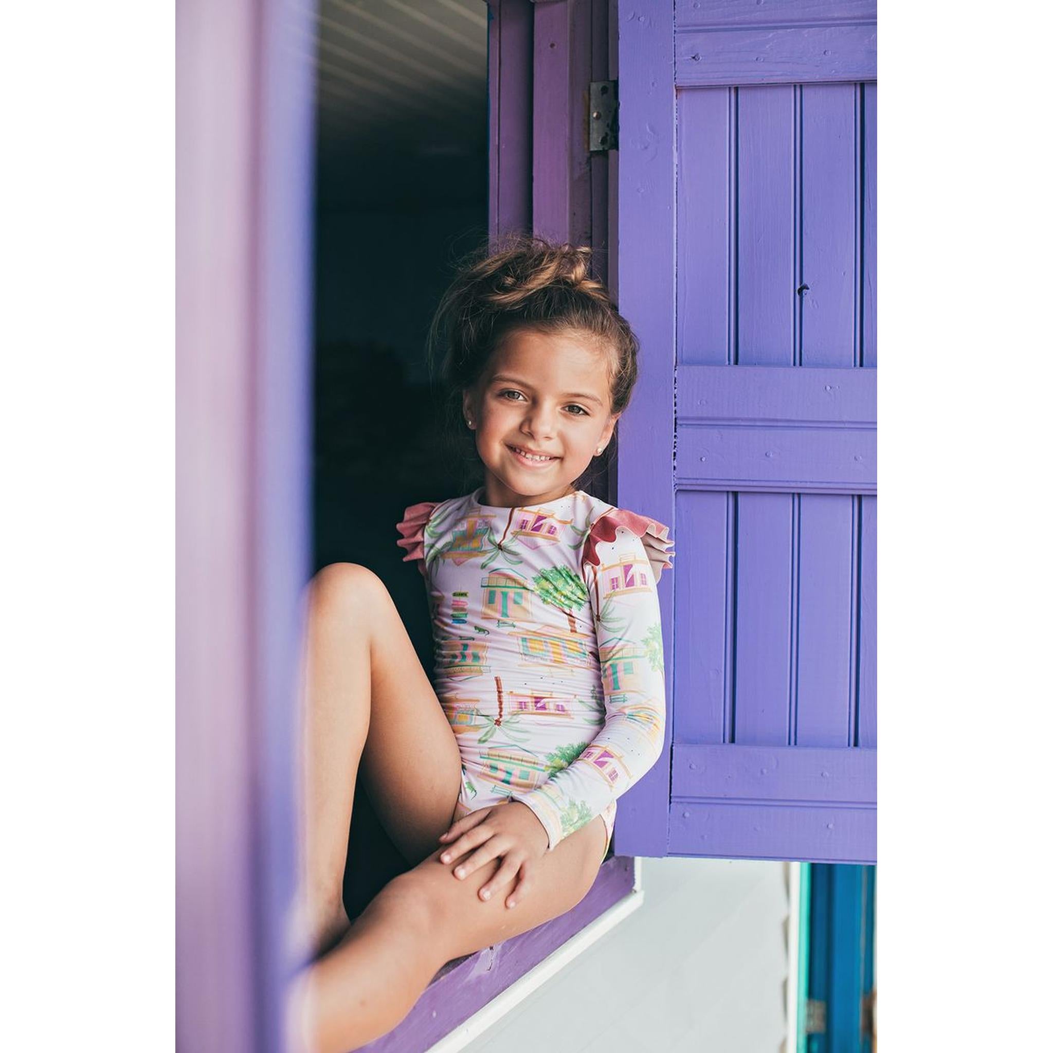 ALANA LONGSLEEVE -  CASITAS ISLEÑAS ROSADO