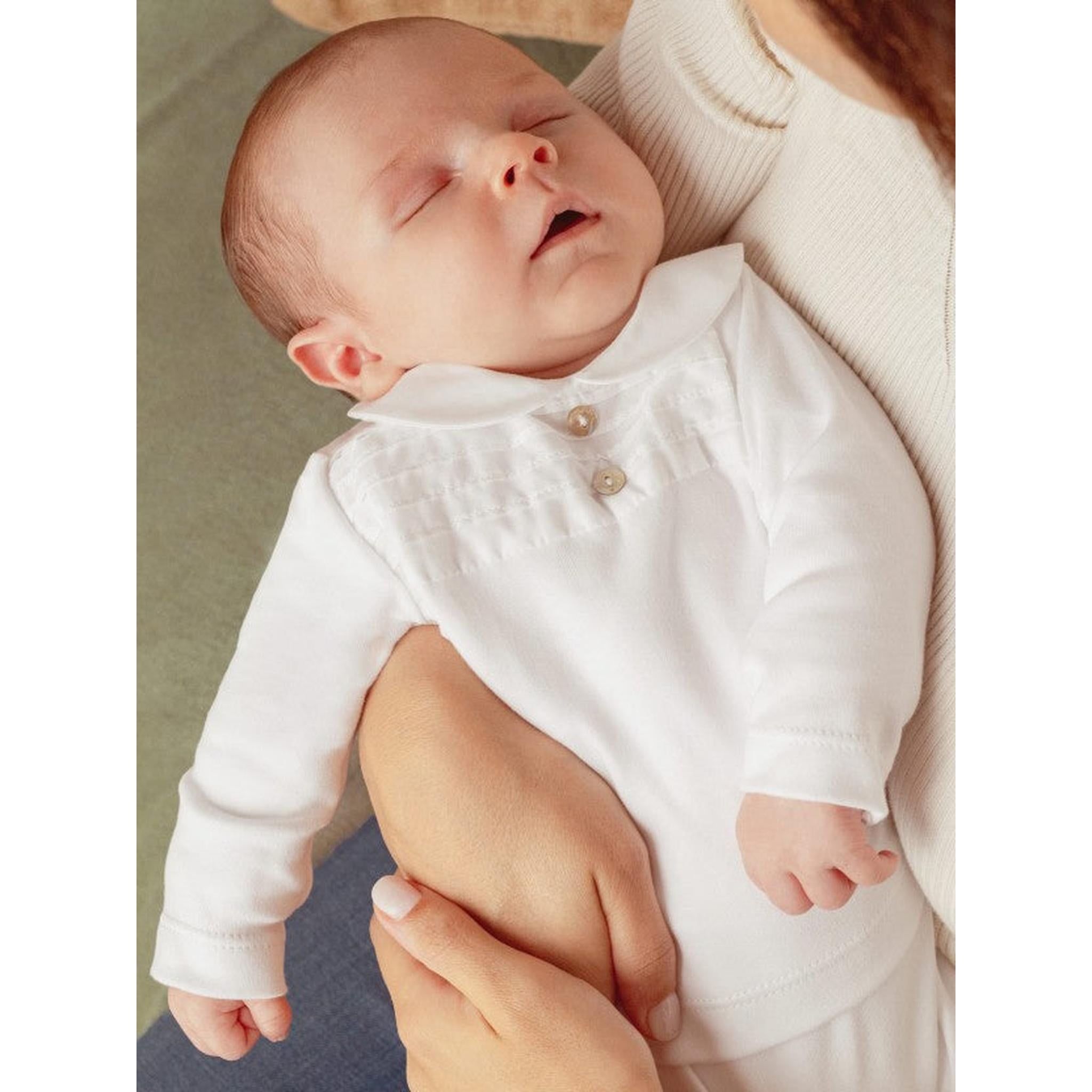 Two-piece set with ribbed detail