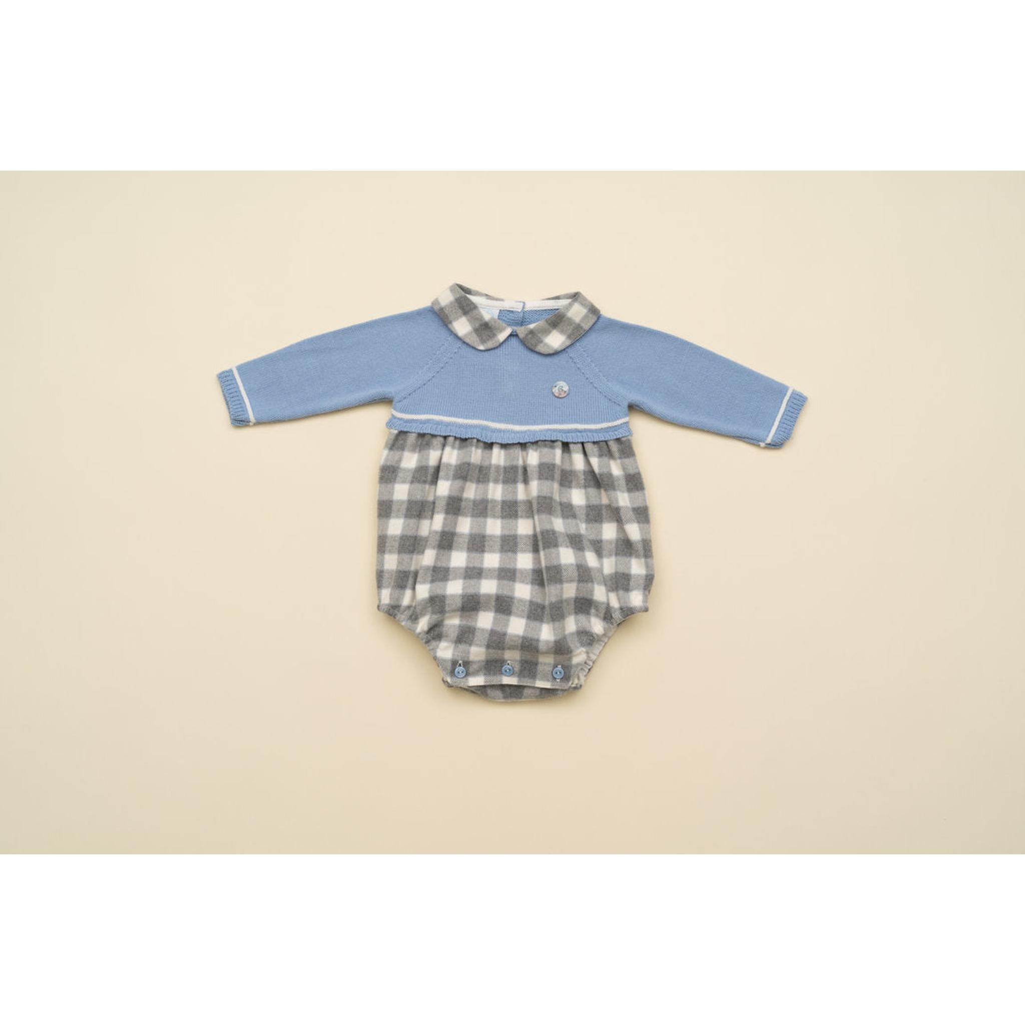 Vichy Knitted Romper