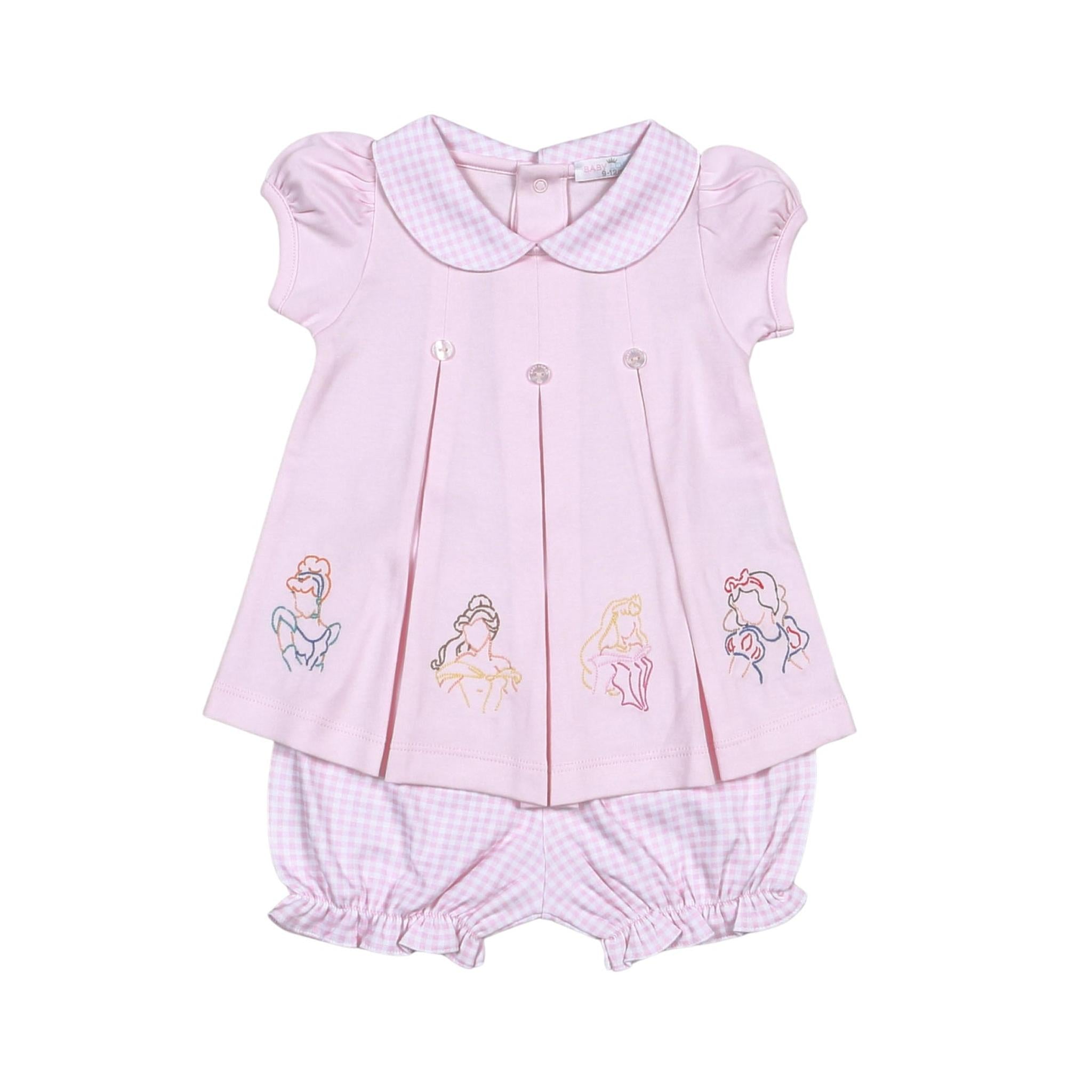 Princess Applique Bloomer Set