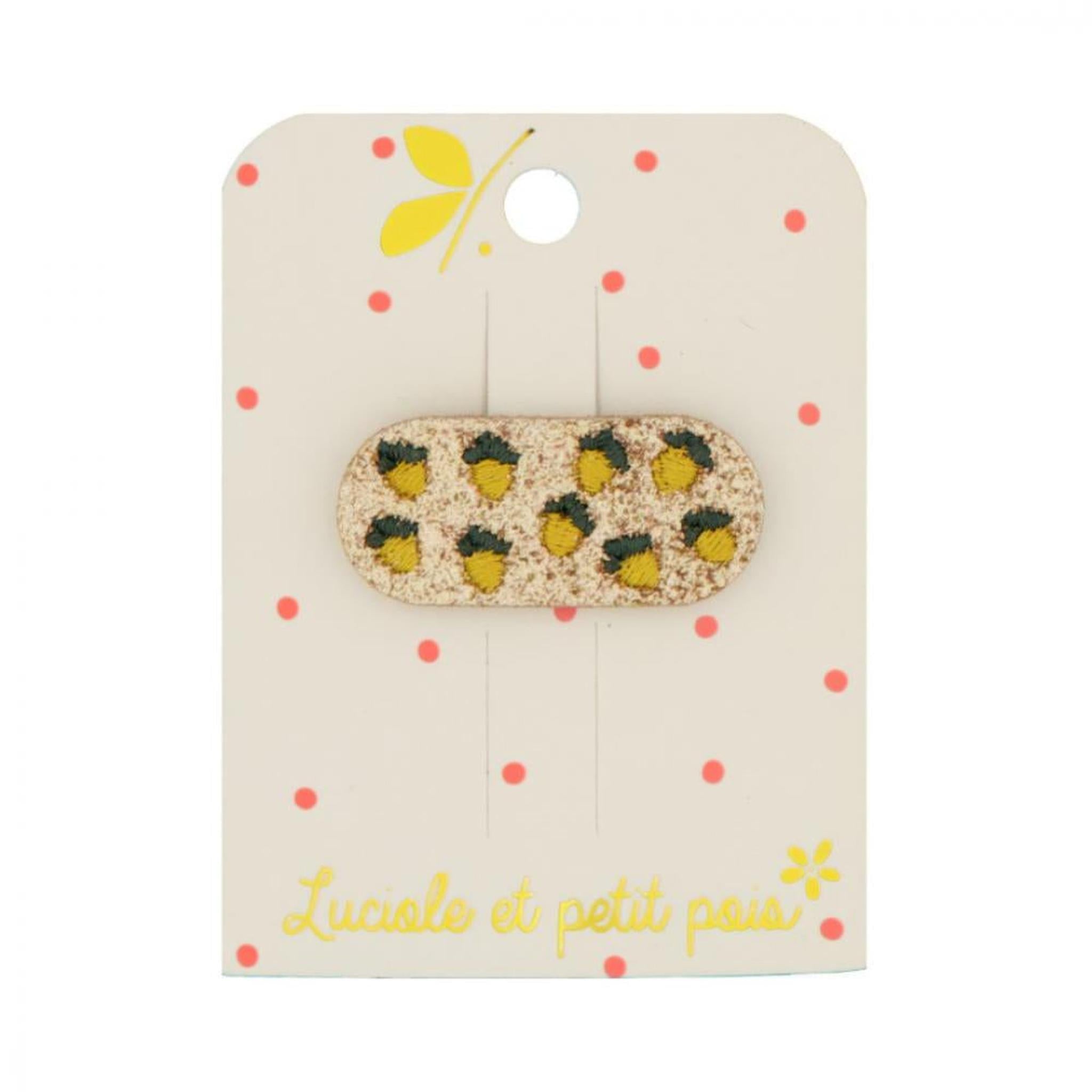 Mini lemons hair clip