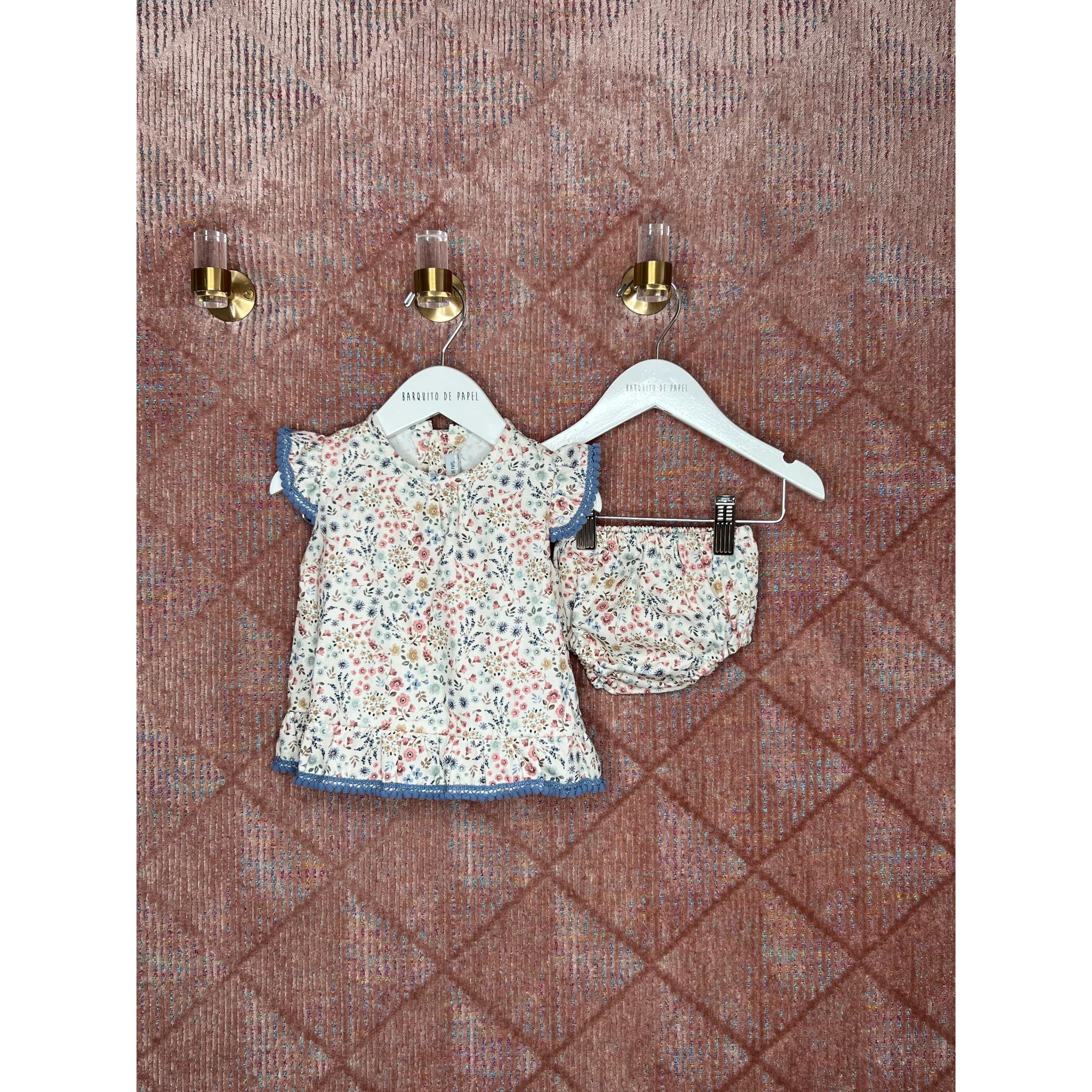 Conjunto Bebe Borla Azul