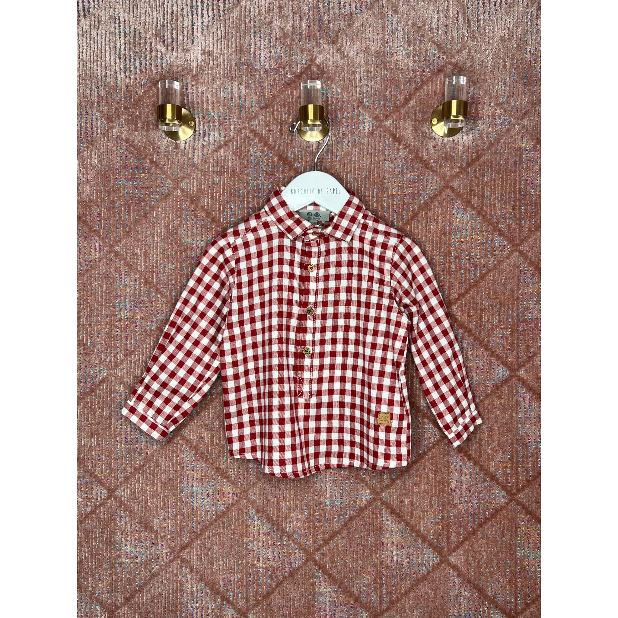 Camisa Vichy Burdeo