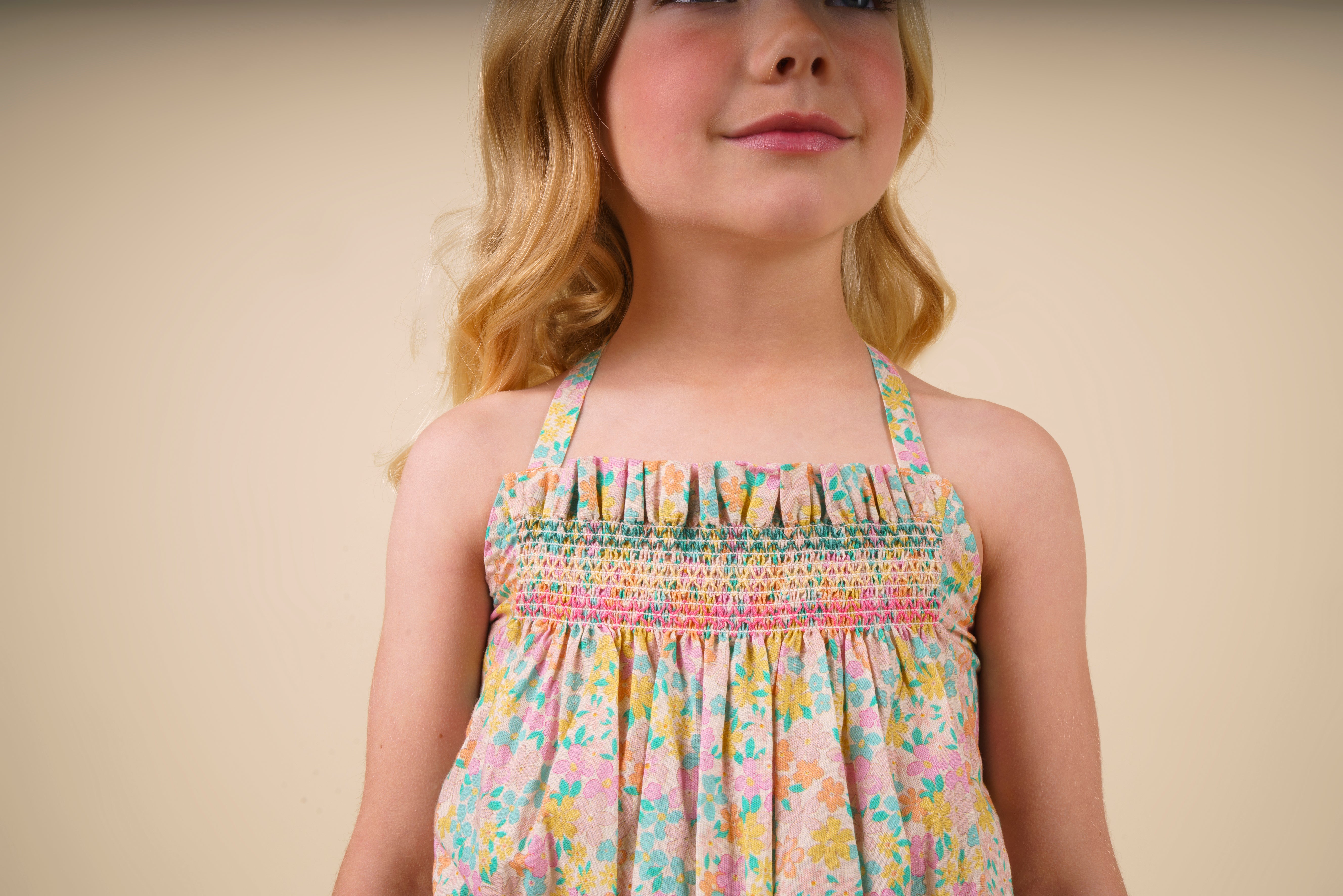 Alisson Dress - EMMA FLORAL MINT PRINT