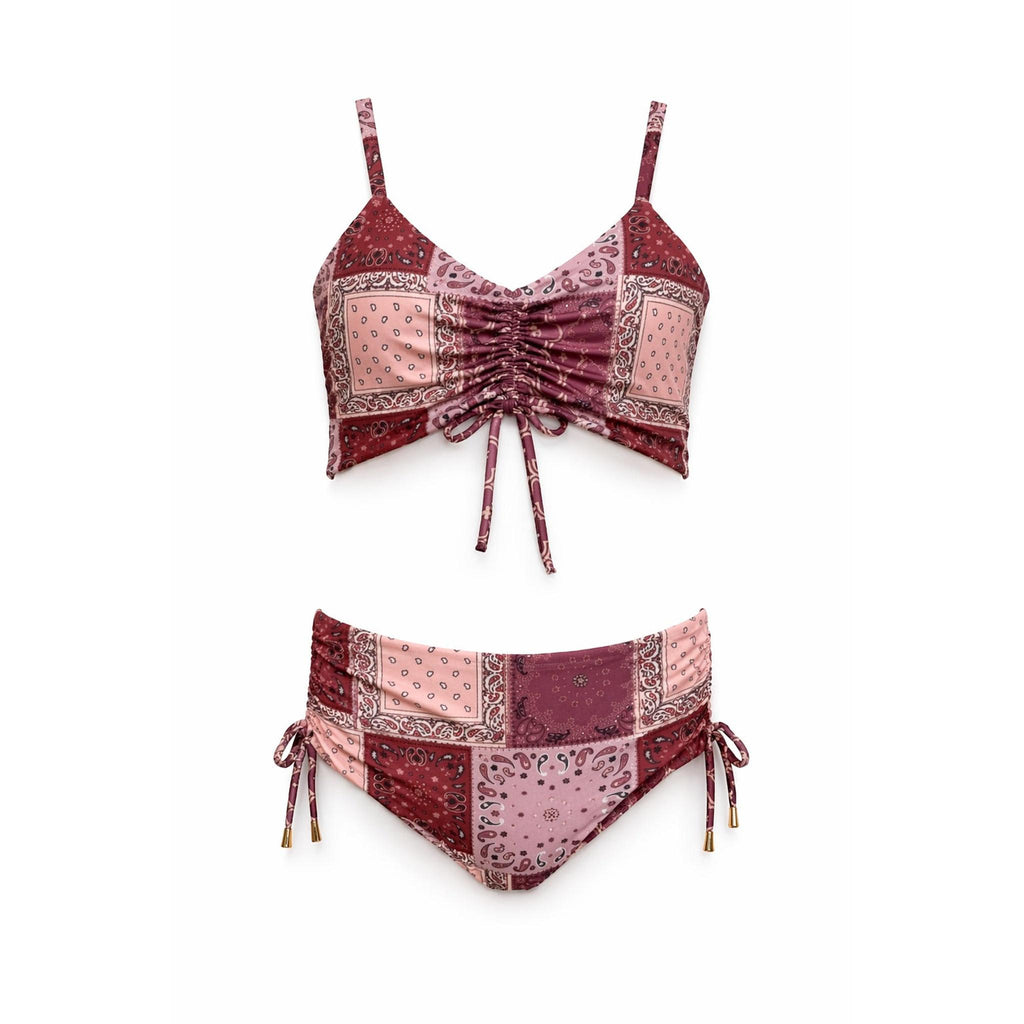 Lilac Bandana Bikini Set
