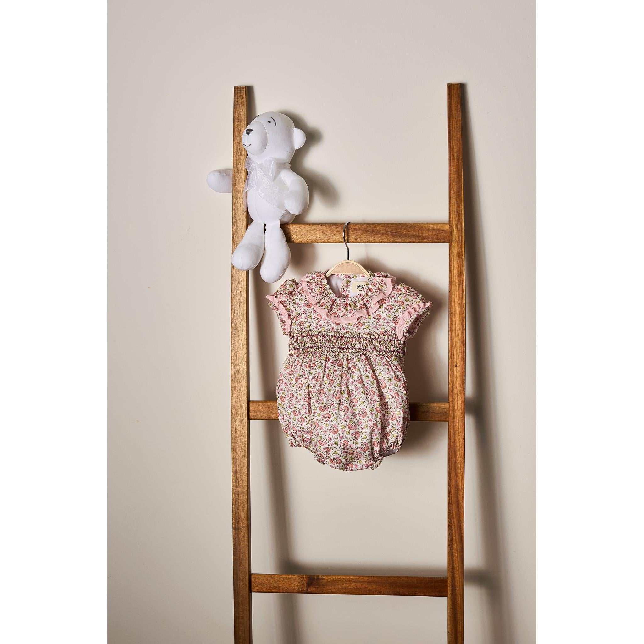 Niza Handsmocked Romper