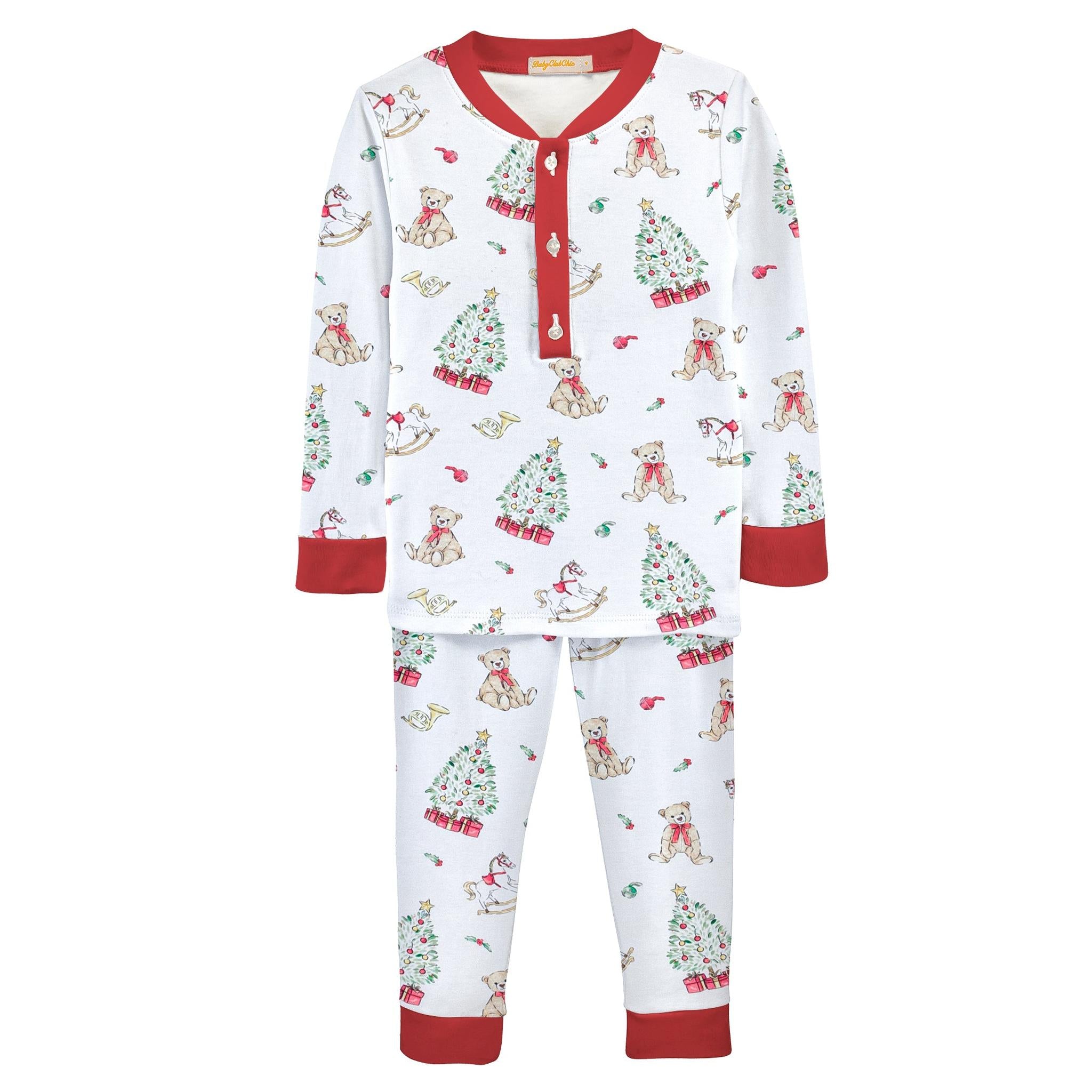 holiday time  printed kid set