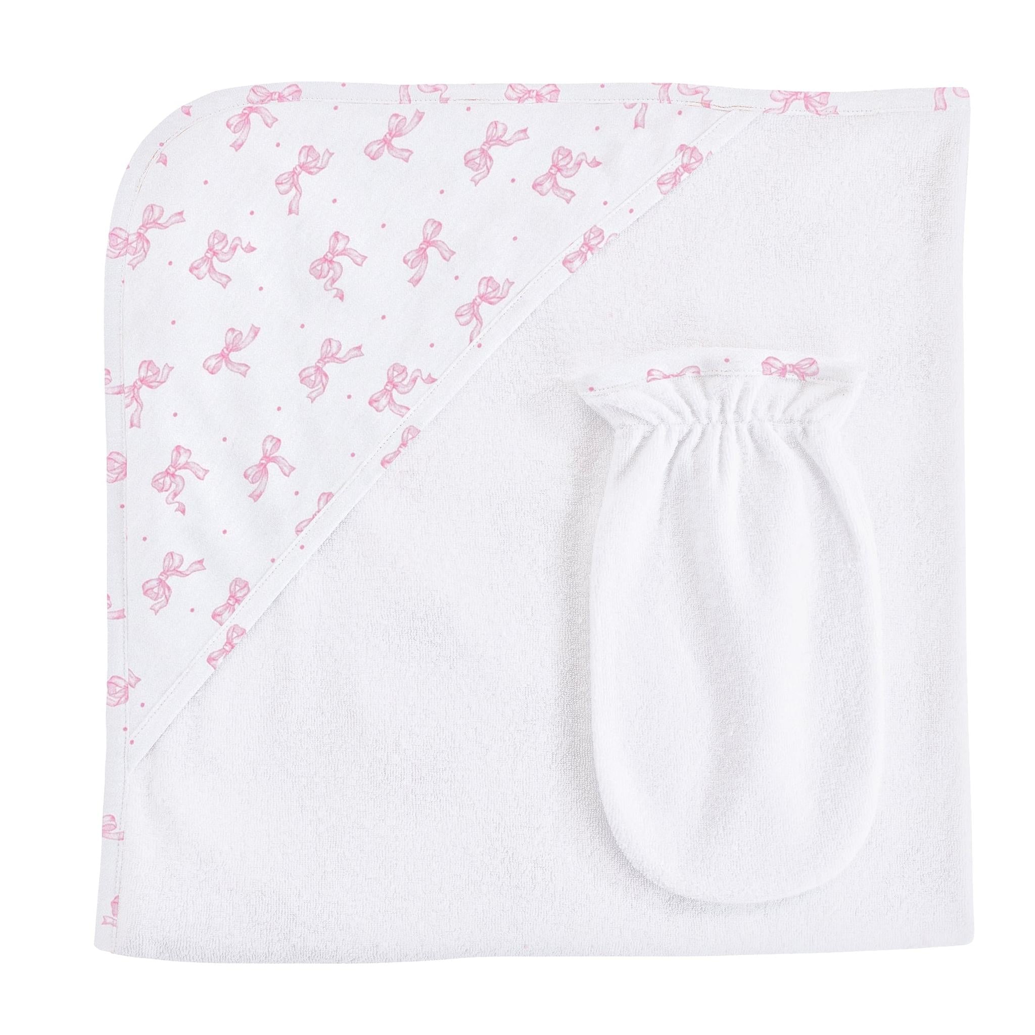 Tiny Pretty Bows Hooded Towel