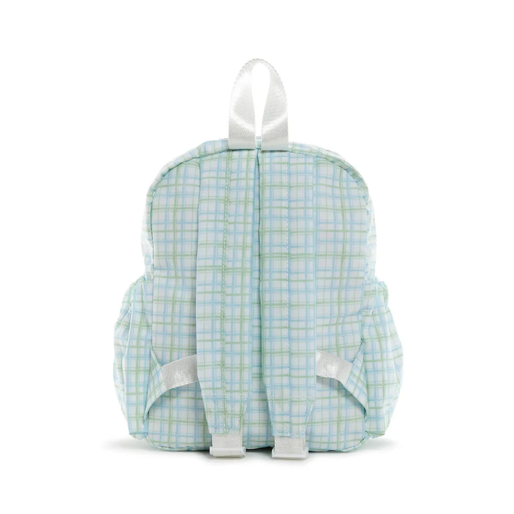 MINI BACKER - PLAID GREEN