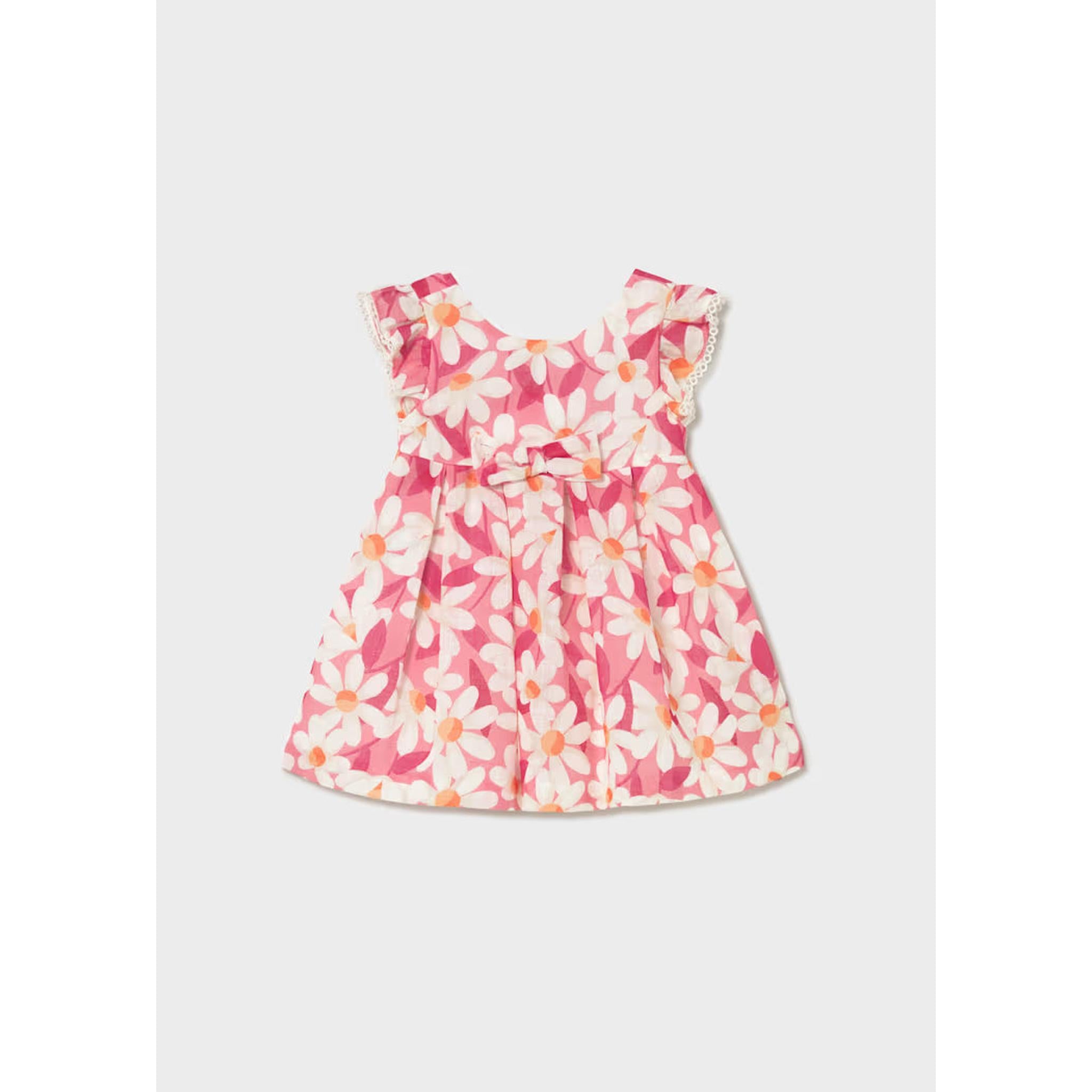 Baby Floral Print Ruffled Dress