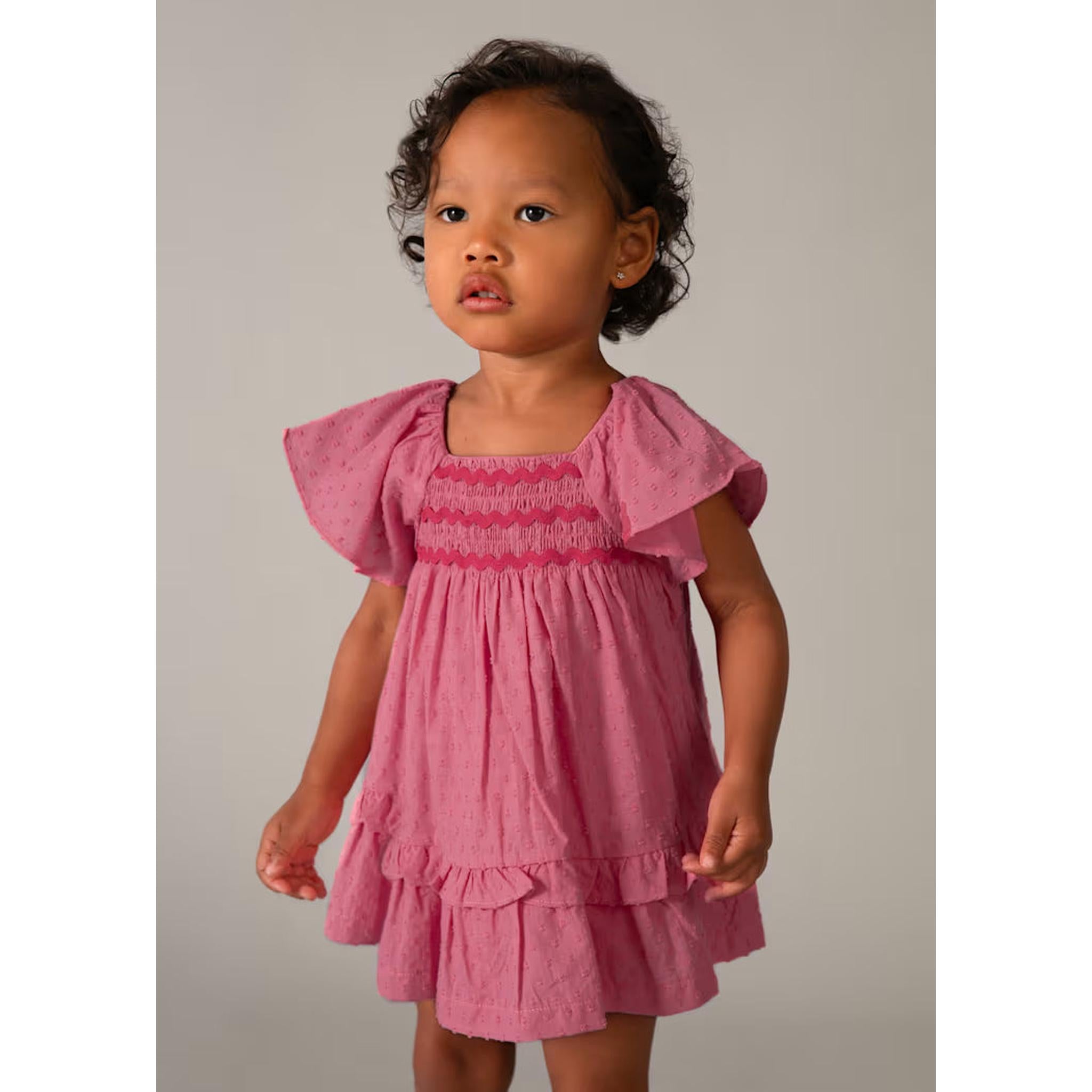 Swis Ruffled Dress