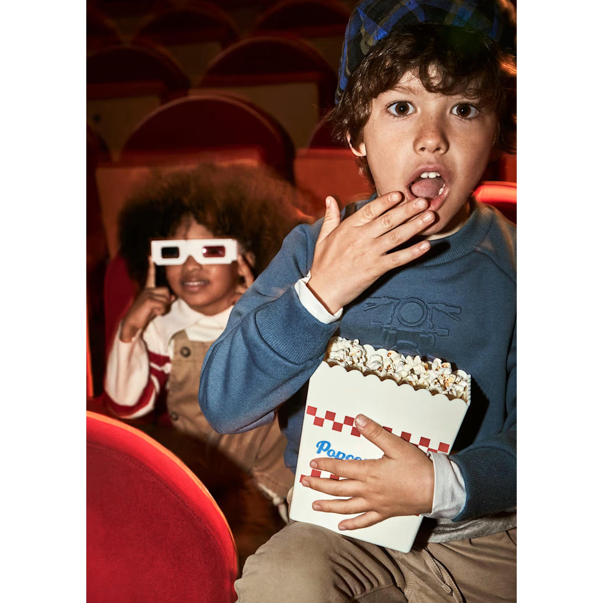 Boy Embossed Moto Sweatshirt