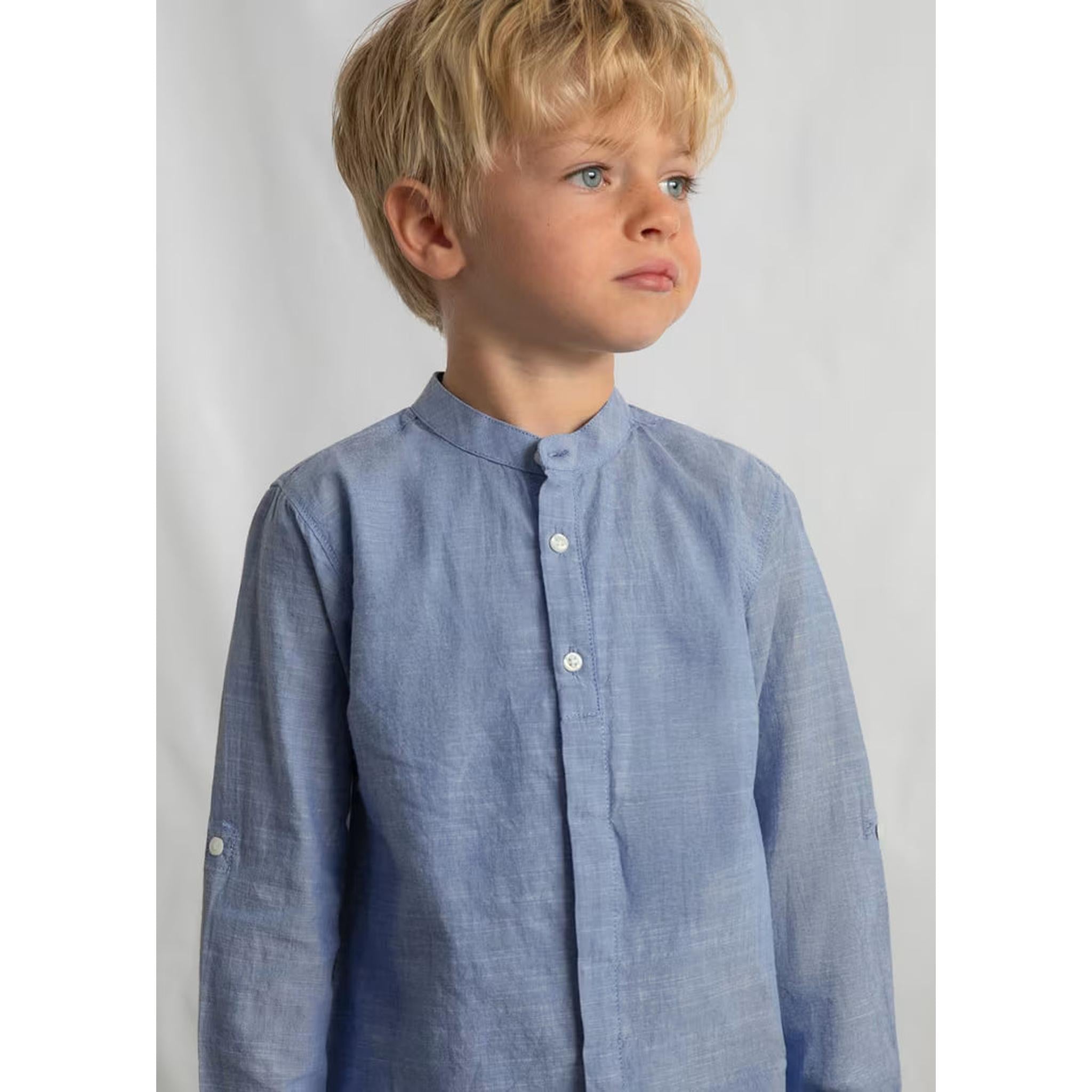 Boy Linen Shorts and Shirt Set