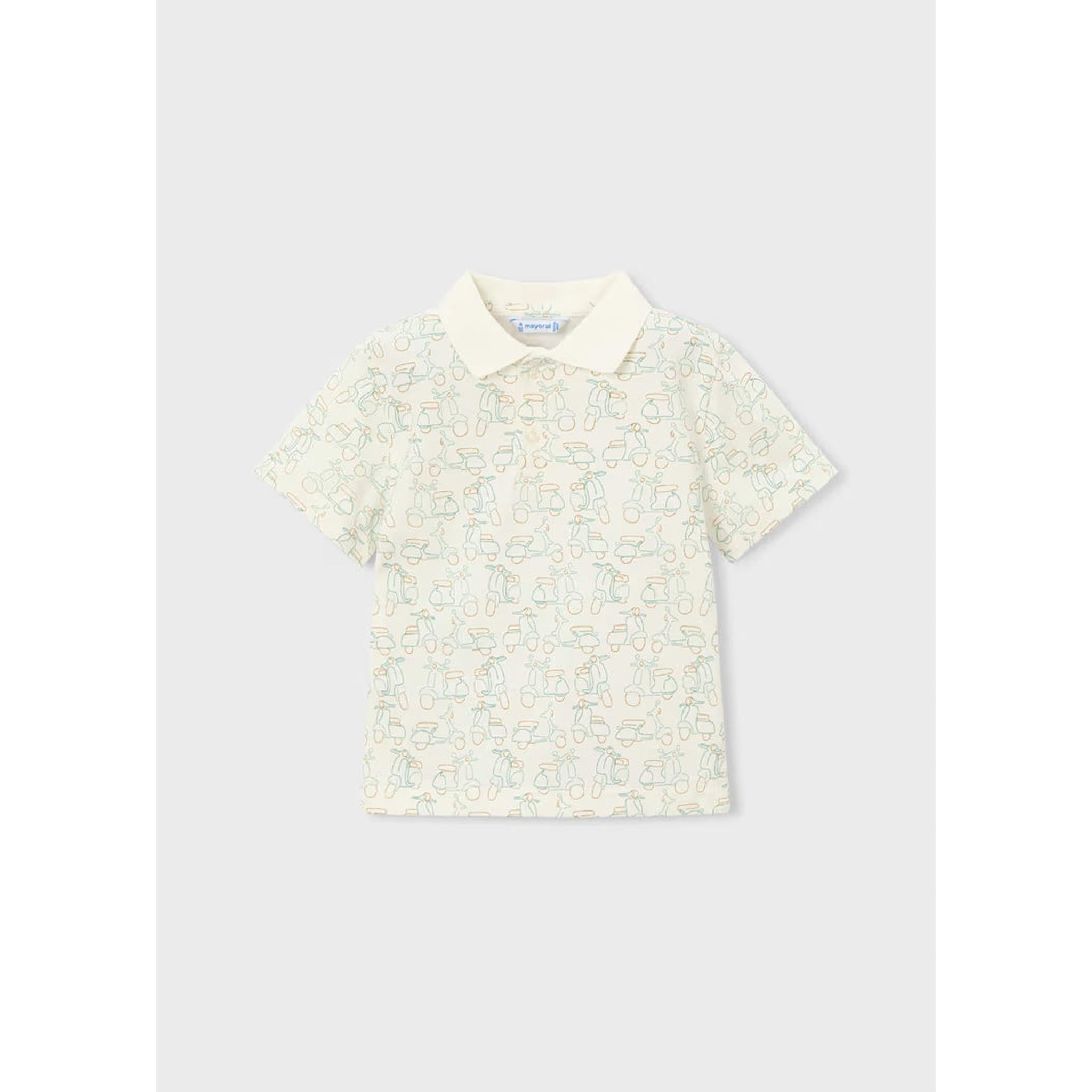 Printed Vespa Polo Set