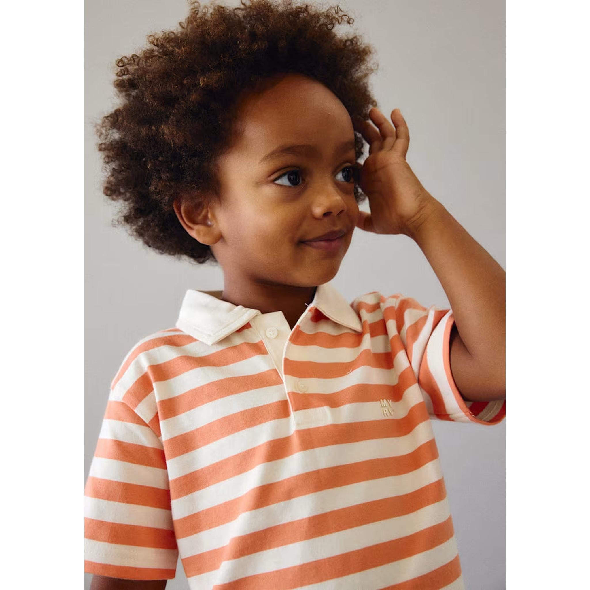 Boy Striped Polo Shirt