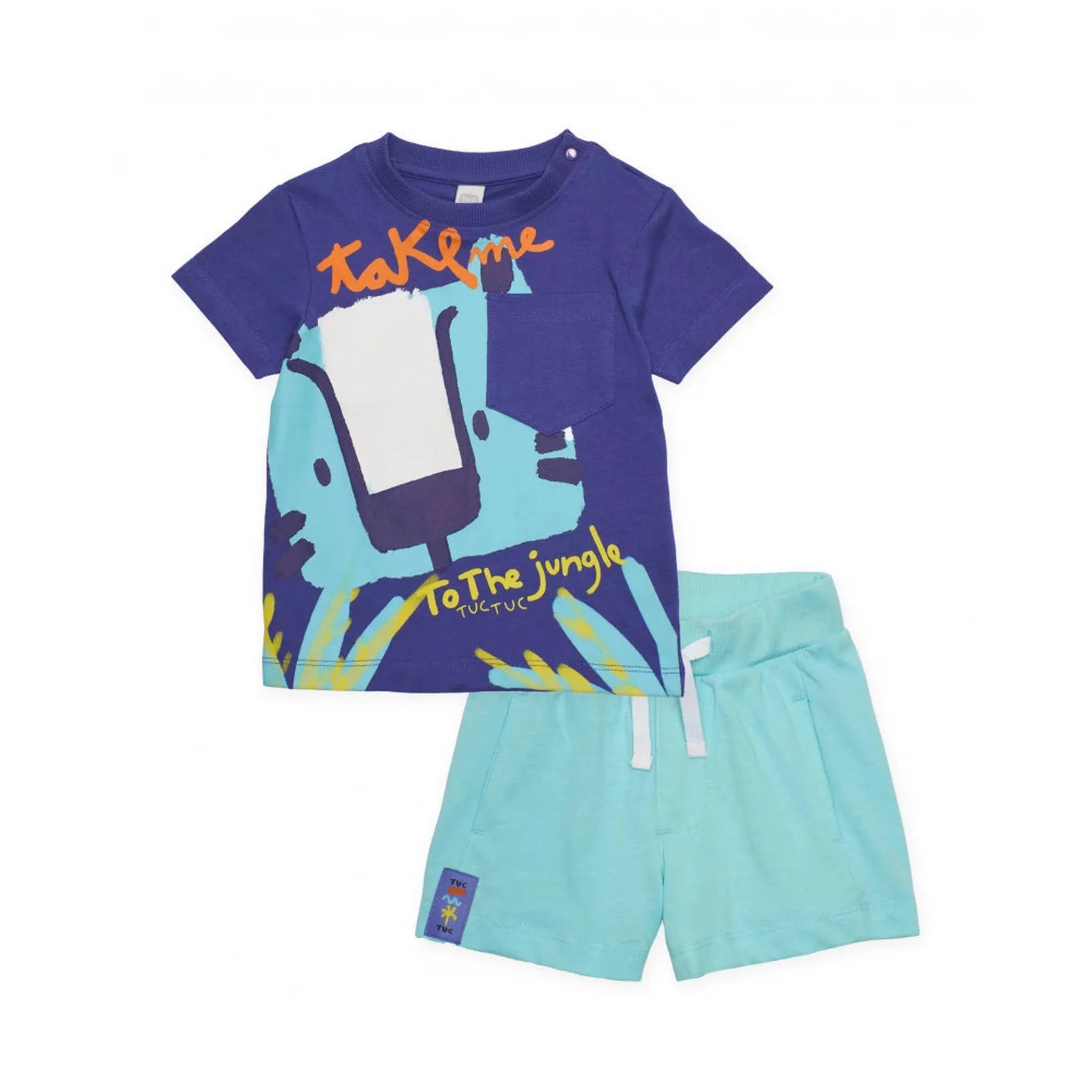 Boys knit set with jungle inspiration