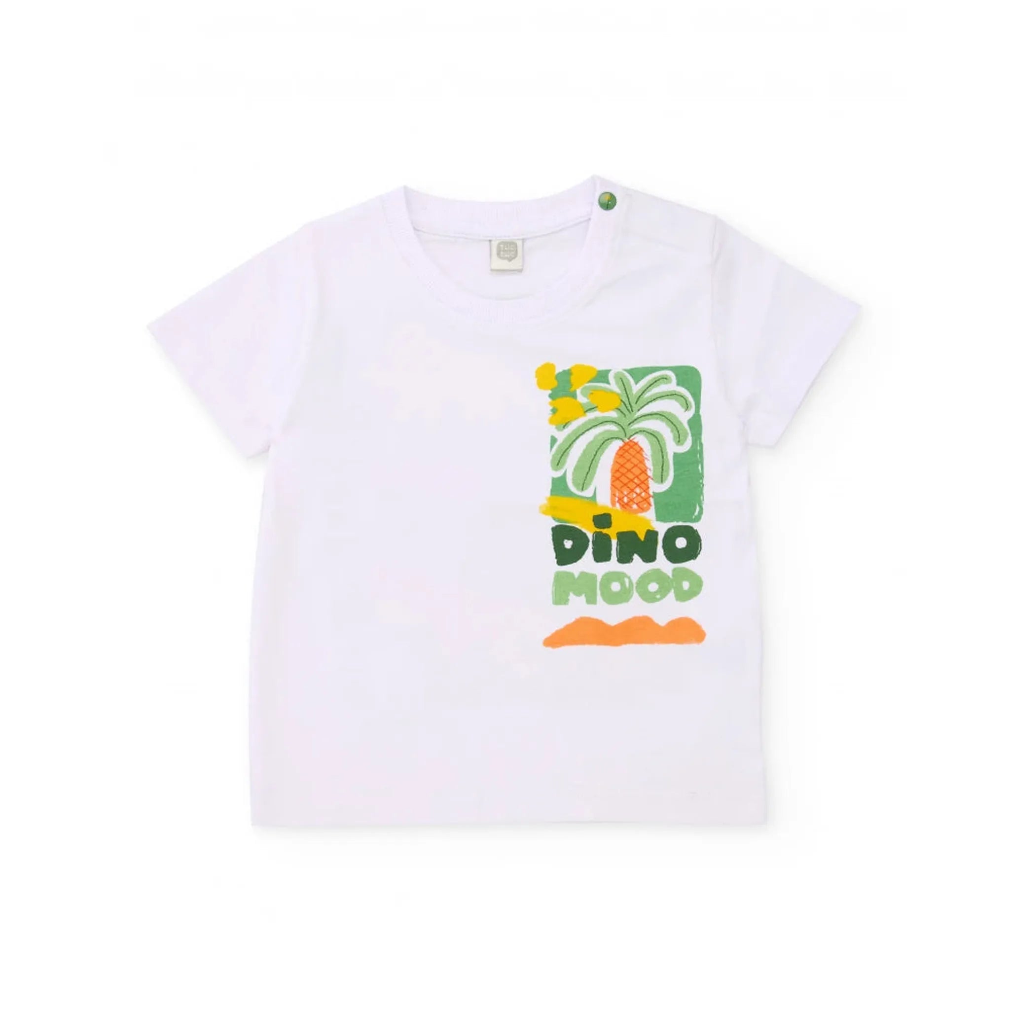 Boys’ knitted T-shirt with palm tree graphic set