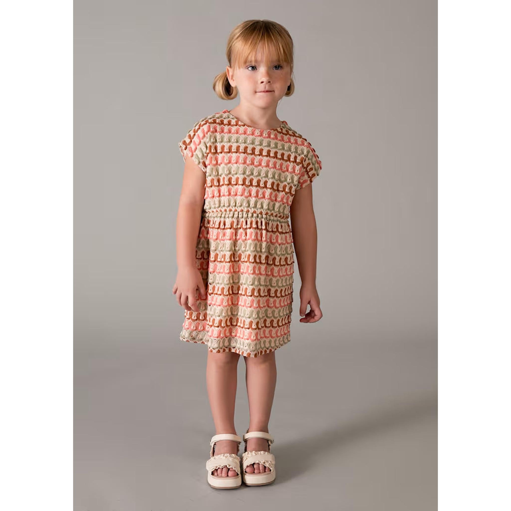 Girl Printed Knit Dress