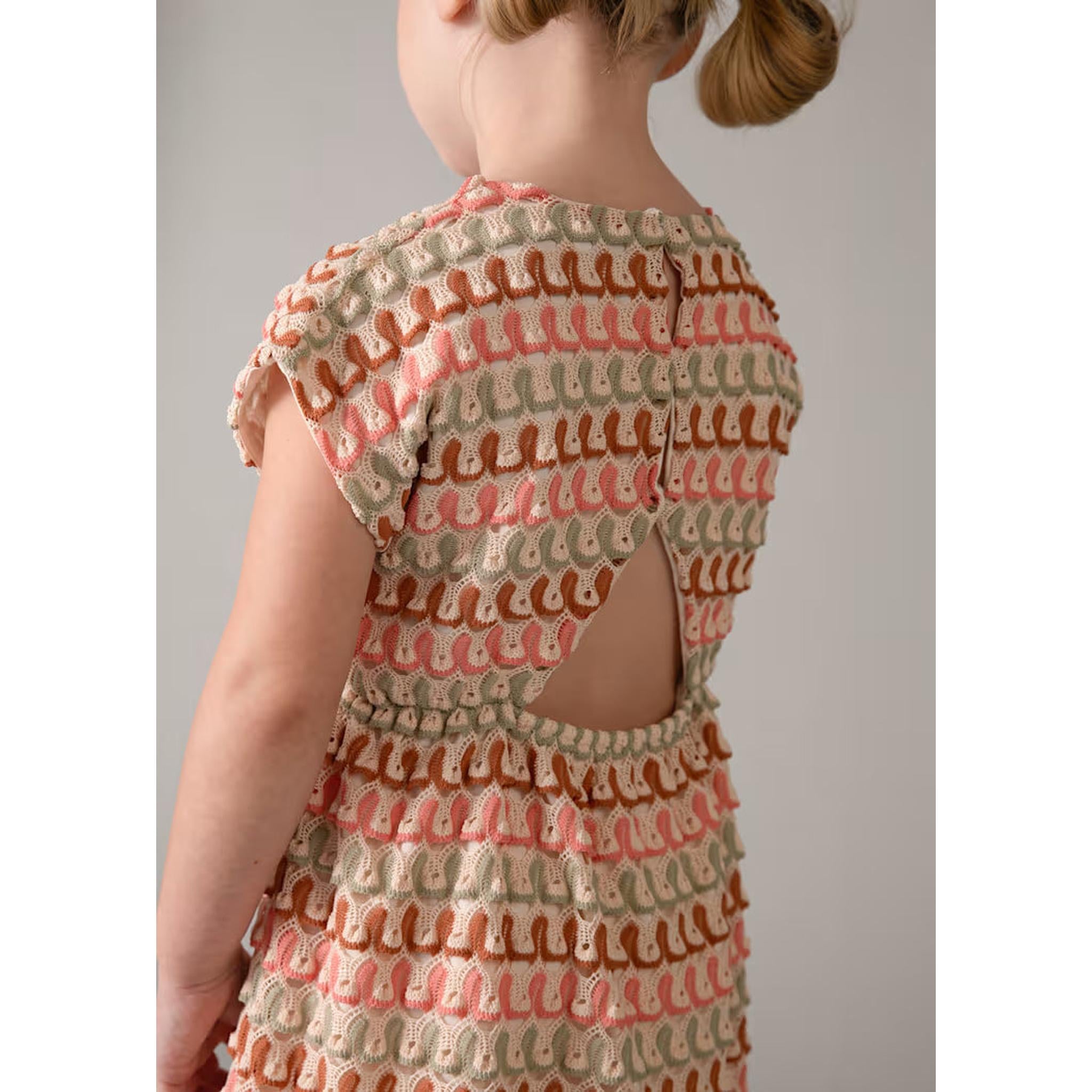 Girl Printed Knit Dress