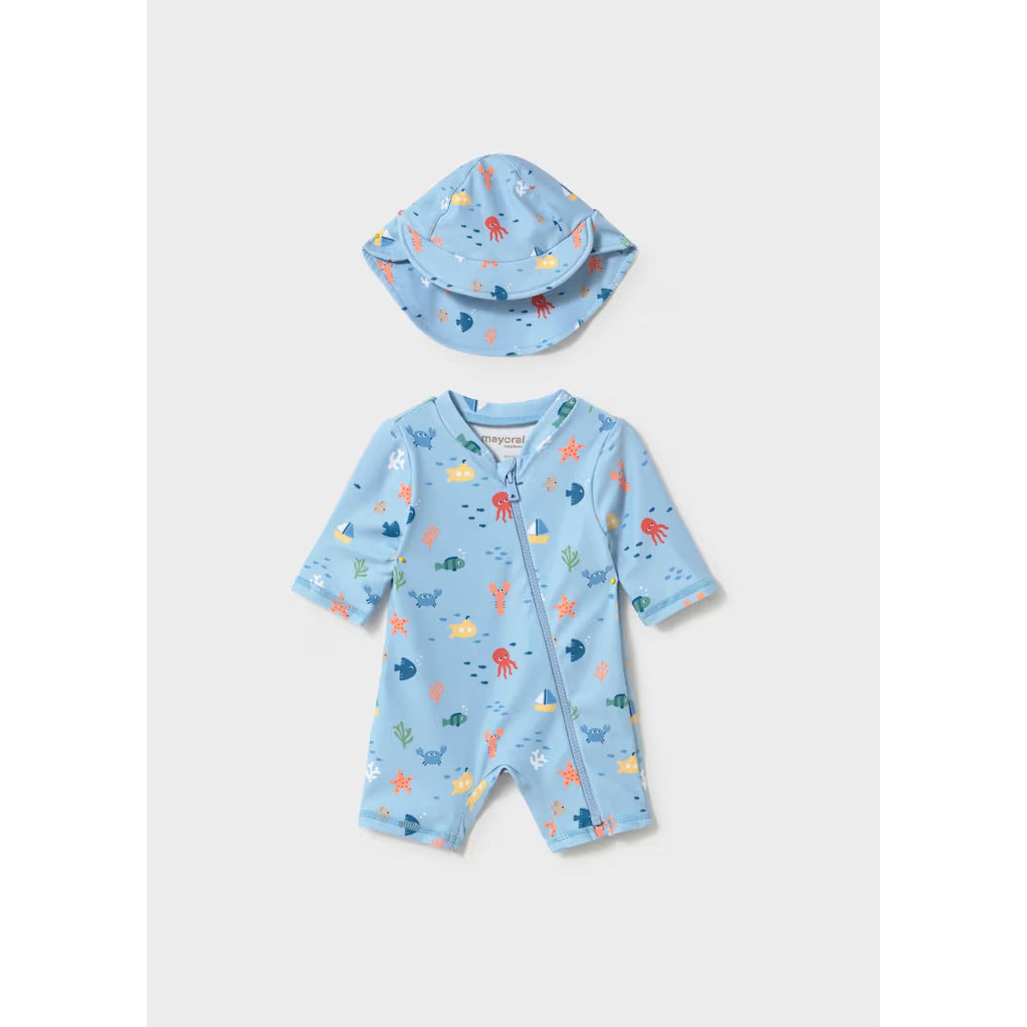 Boy 2-Piece Swim Set with Sun Protection