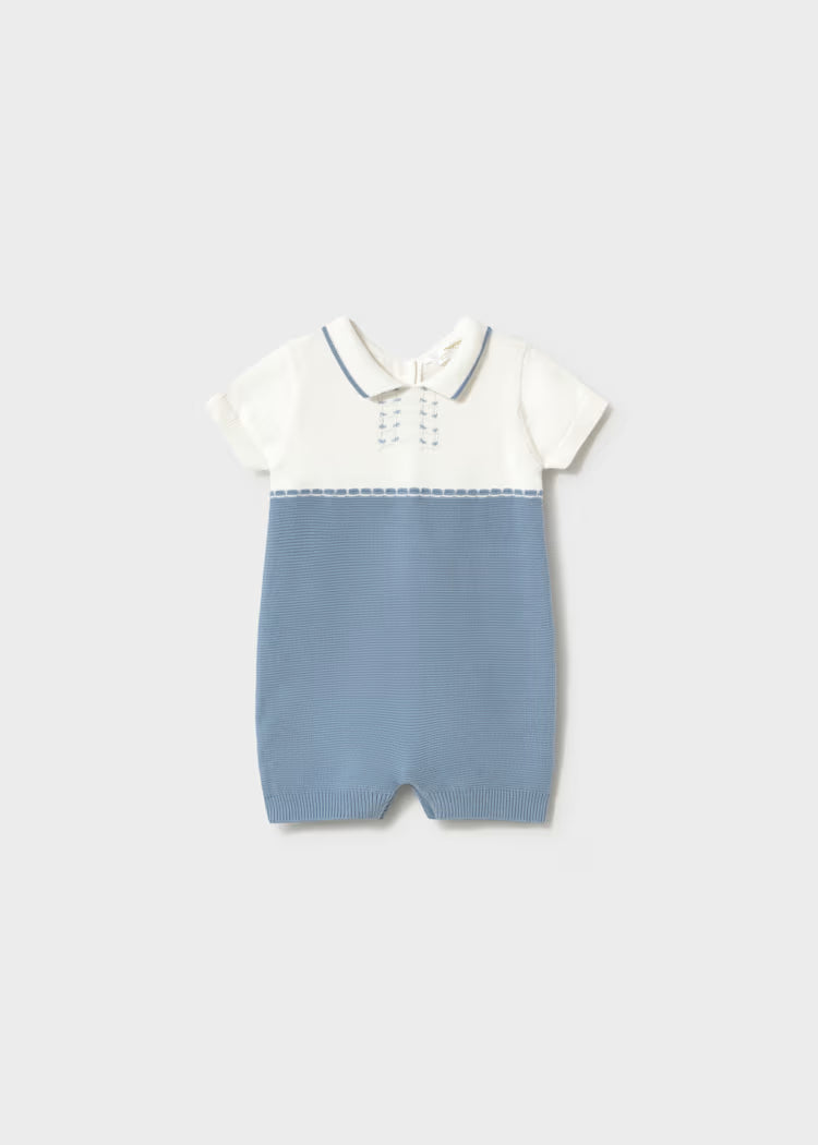 Knitted Boy Romper