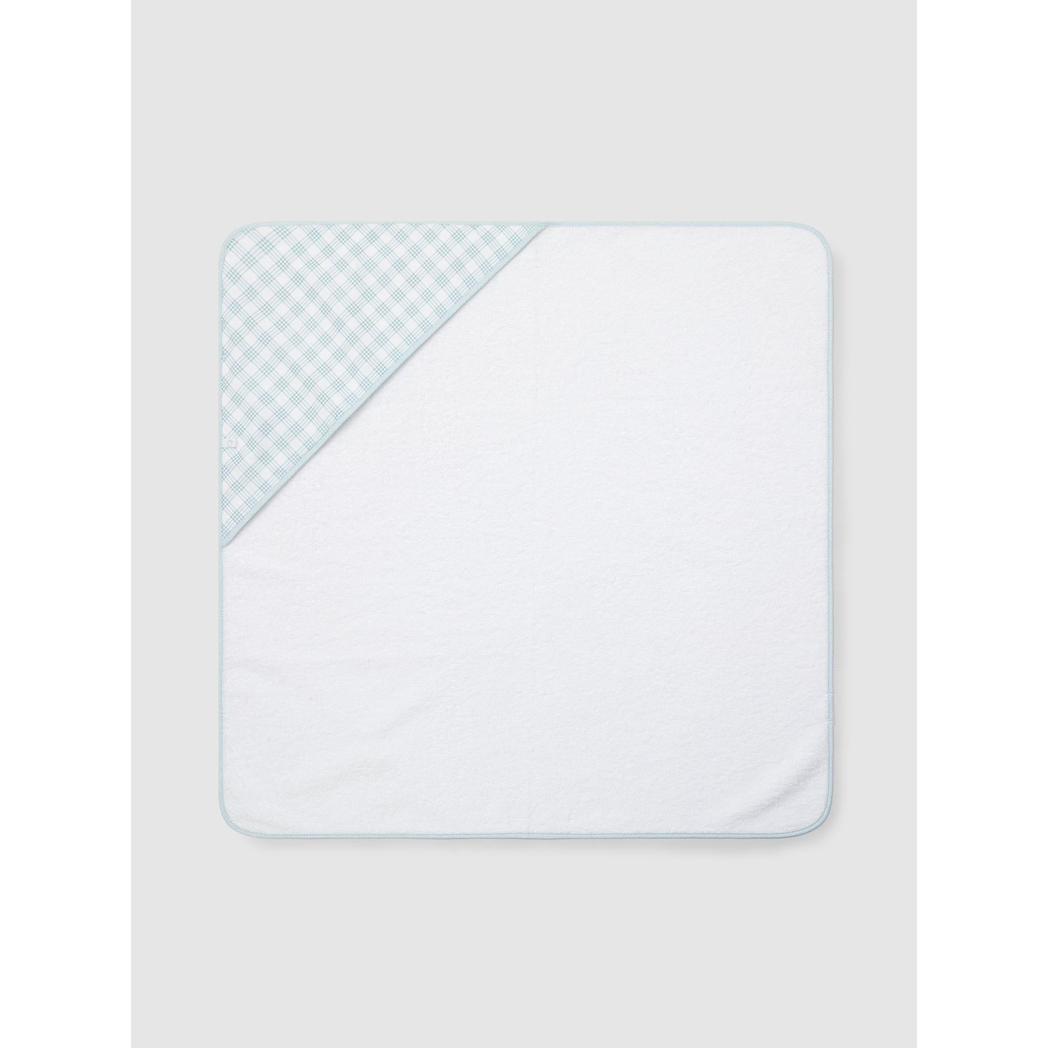 Bath towel vichy check print detail